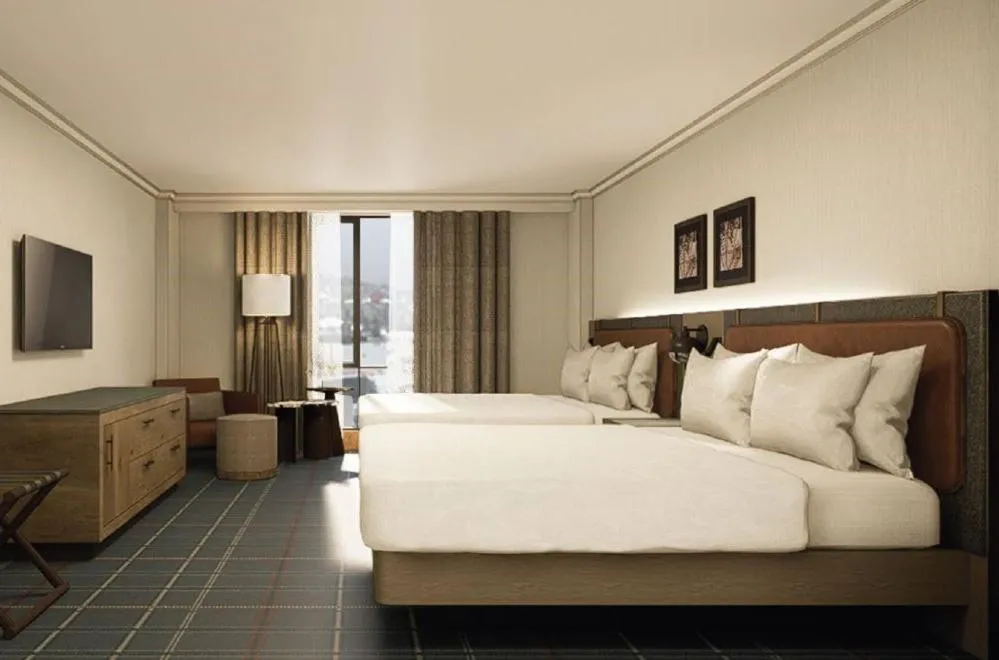 Bedroom, Bed in Fairmont Tremblant