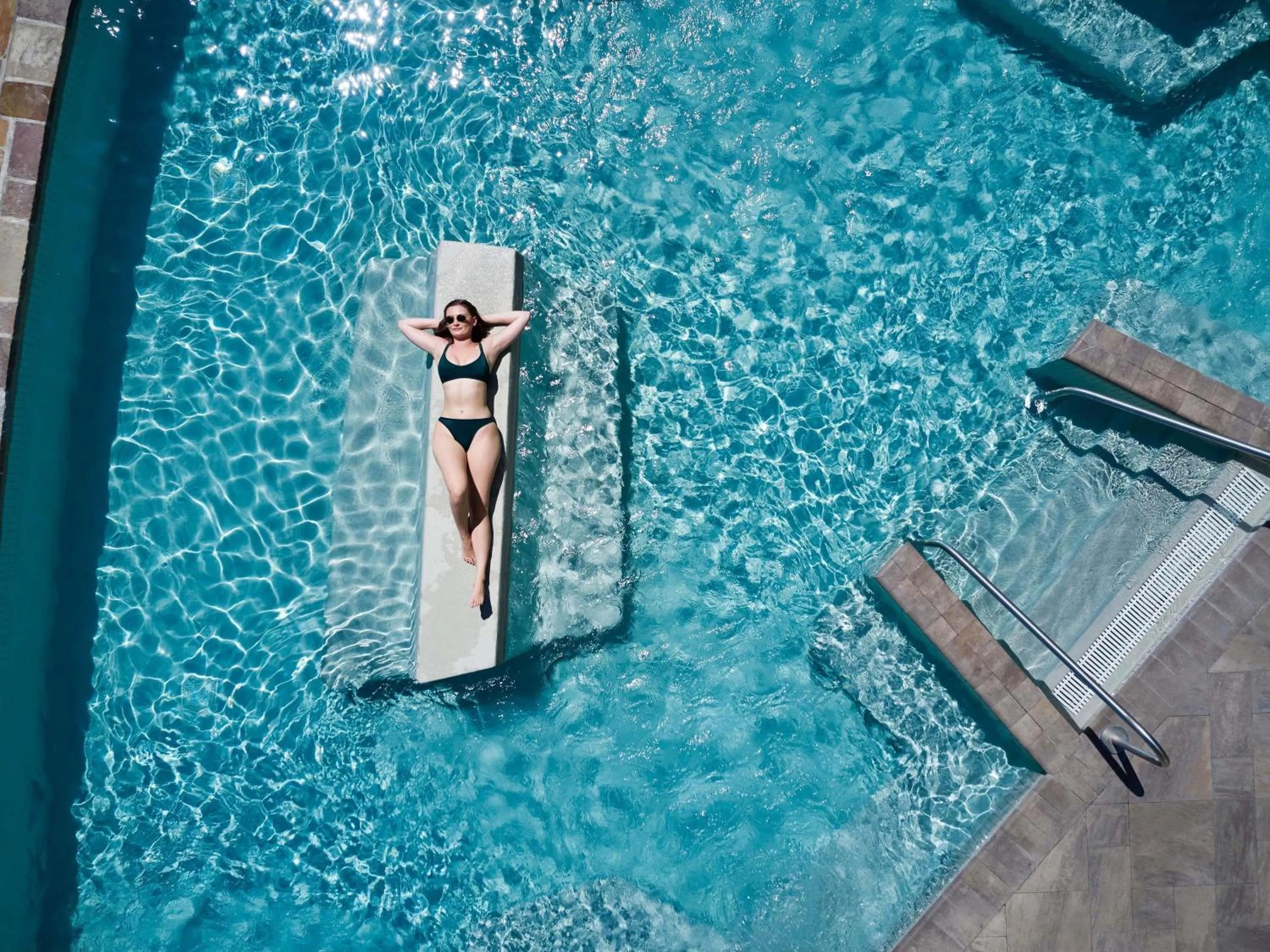 Pool view in Fairmont Tremblant