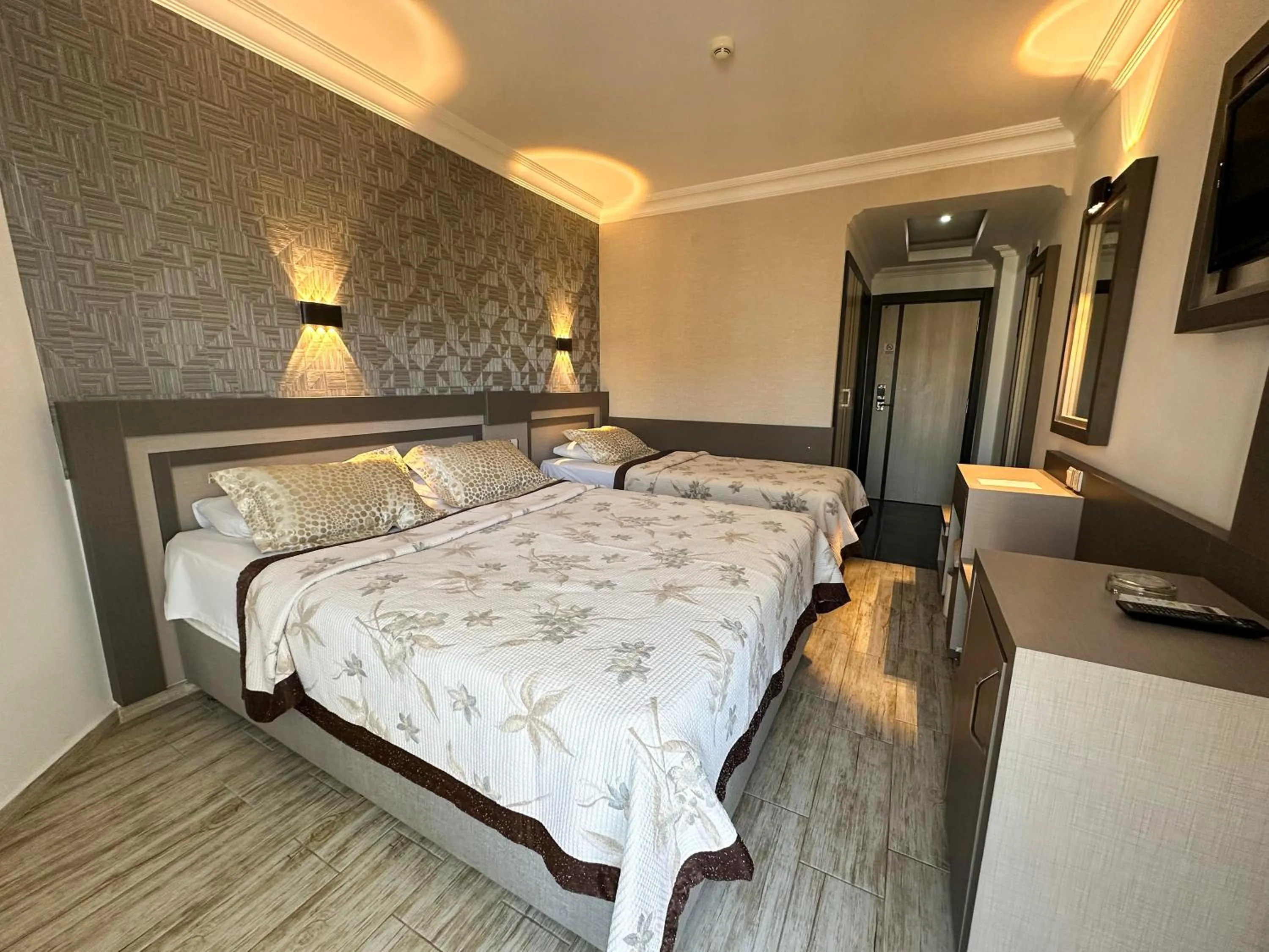 Bed in Monte Carlo Hotel