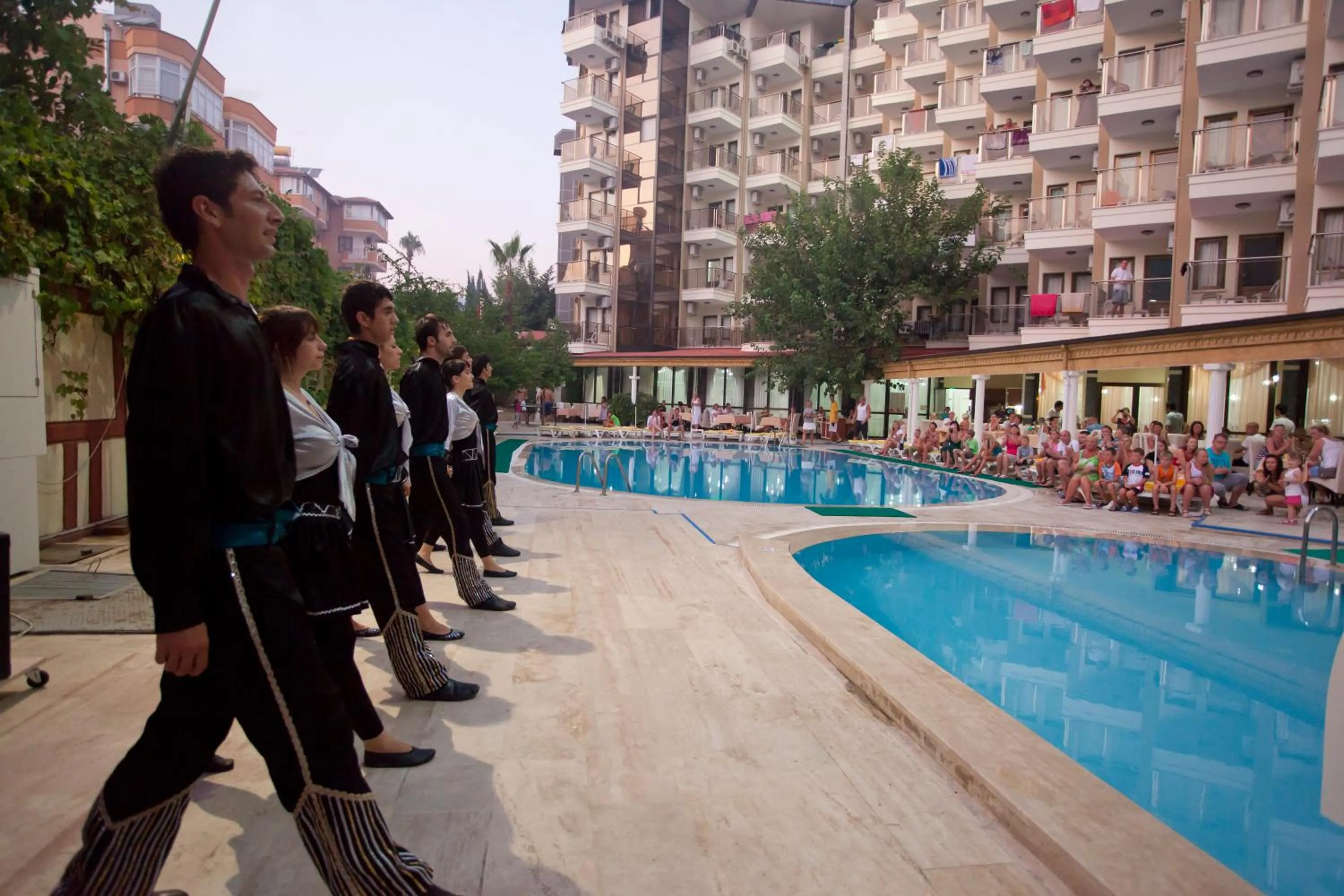 Swimming pool in Monte Carlo Hotel