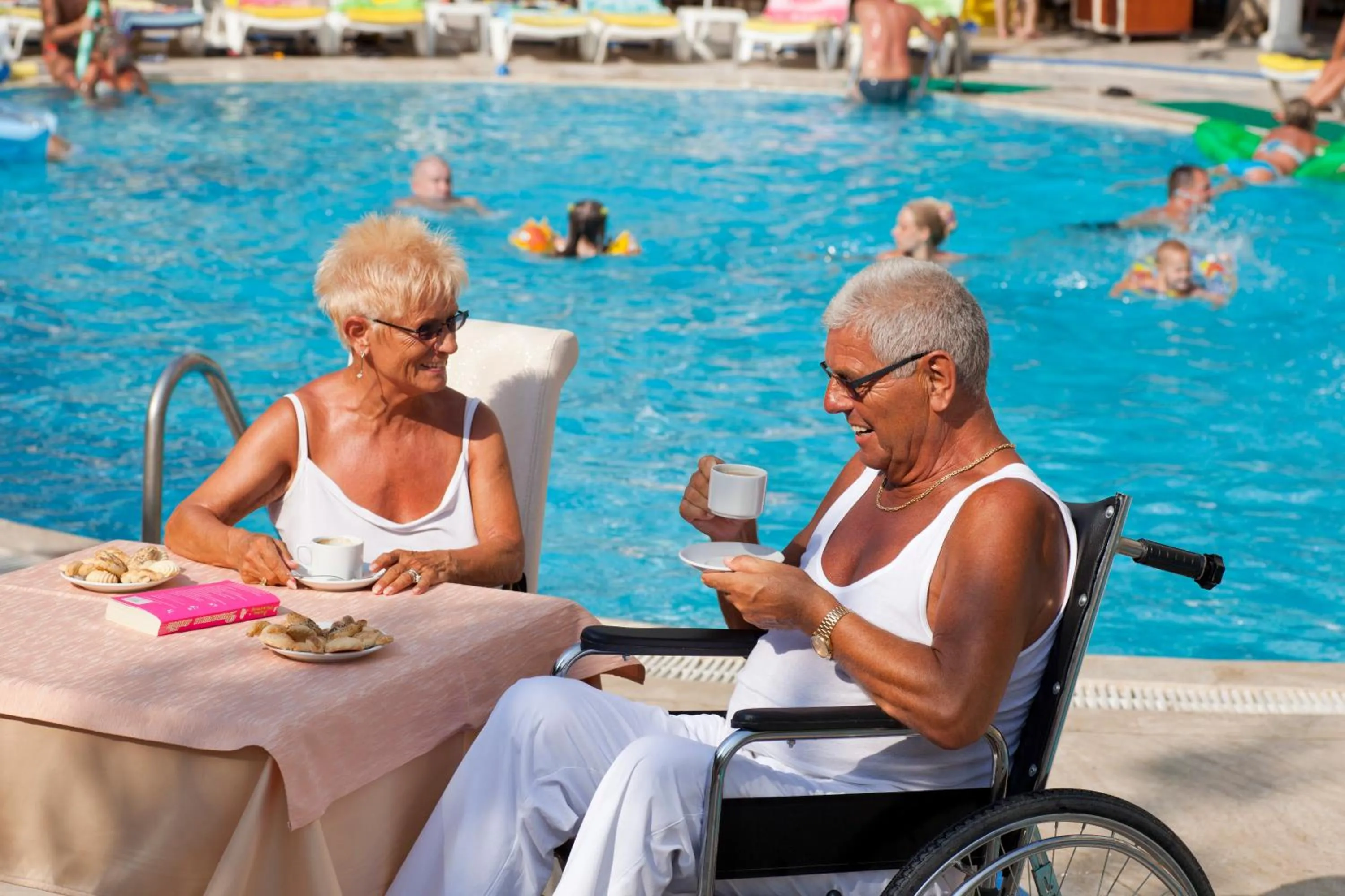 Swimming pool in Monte Carlo Hotel
