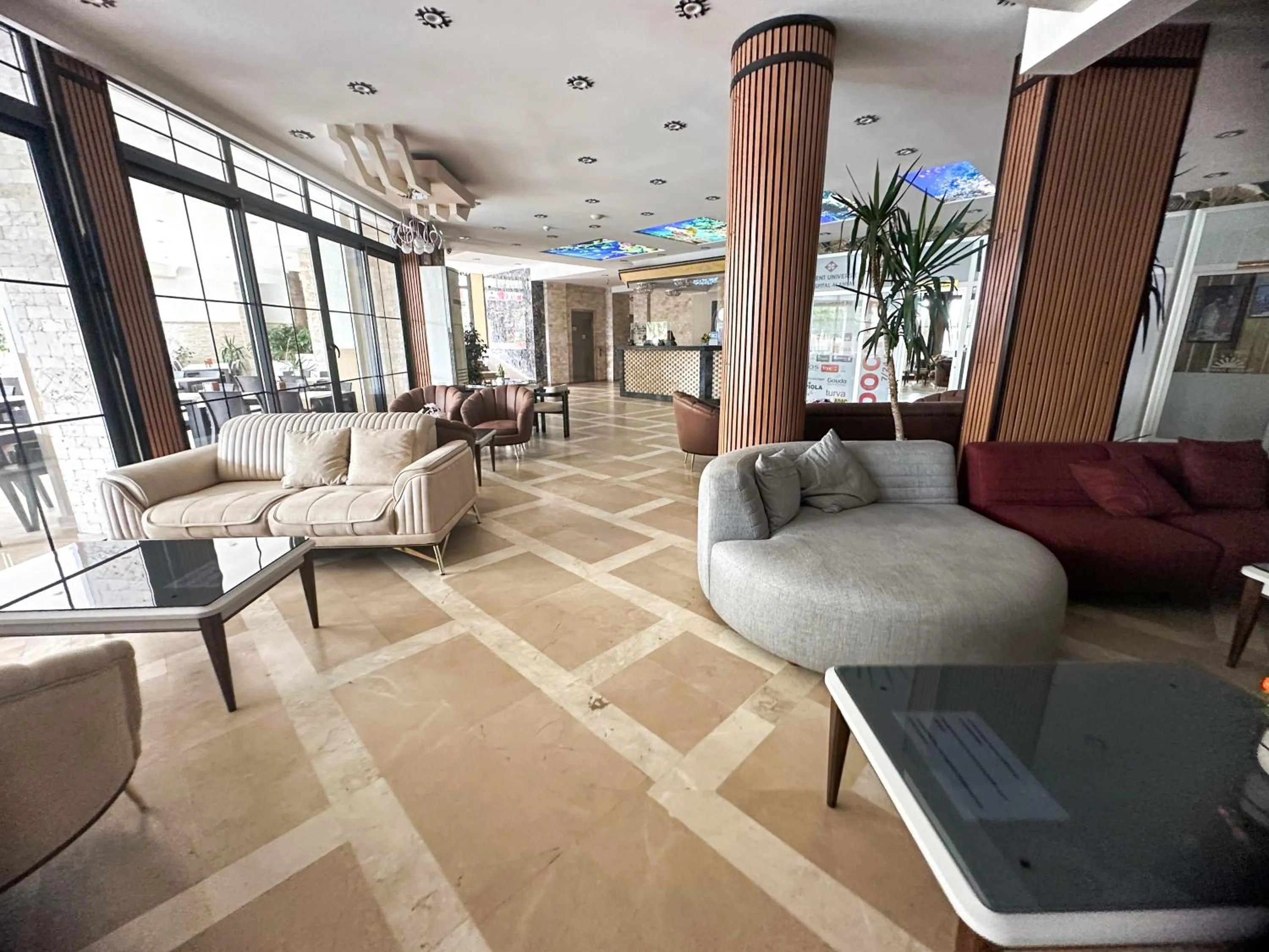 Seating area in Monte Carlo Hotel