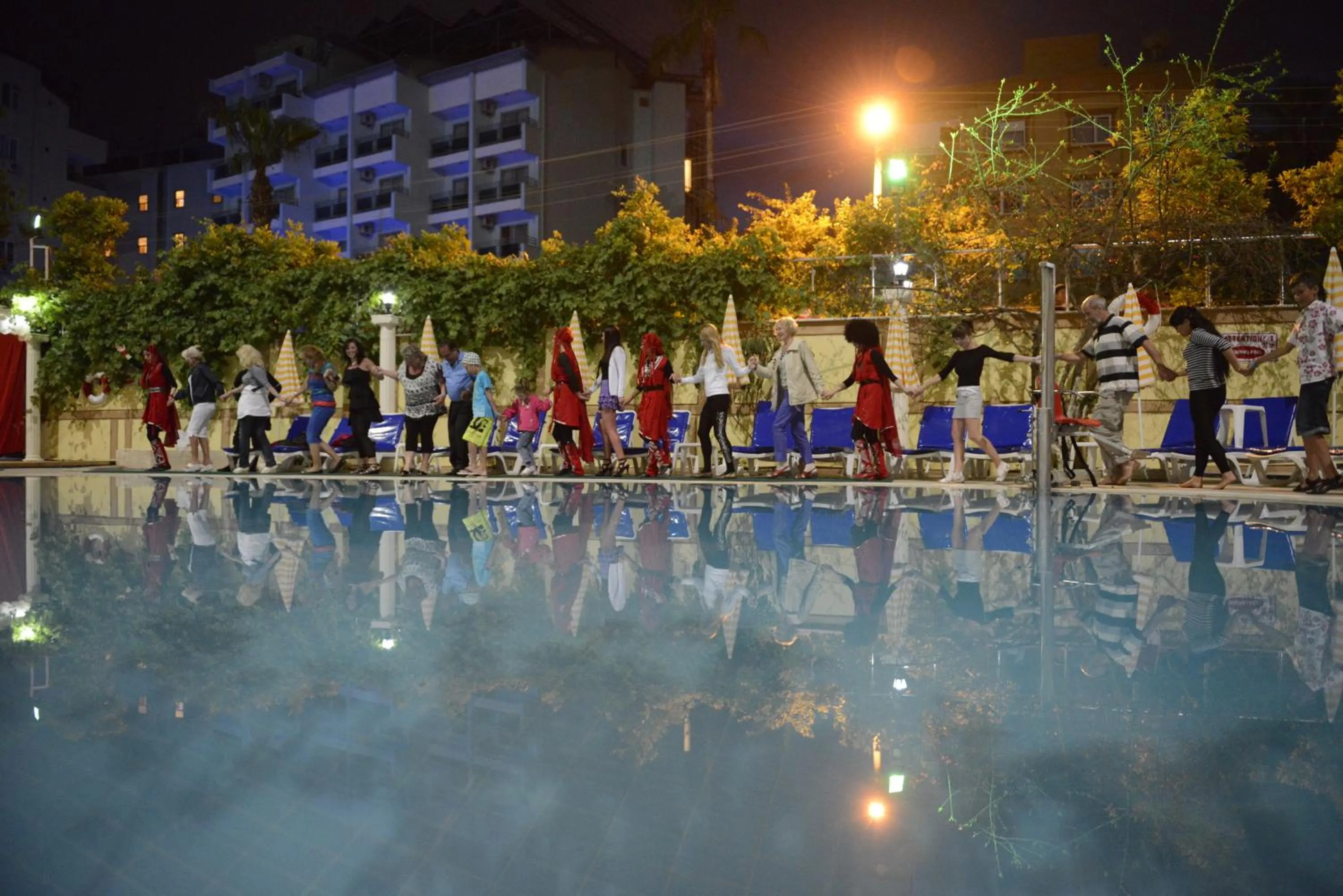 Swimming pool in Monte Carlo Hotel