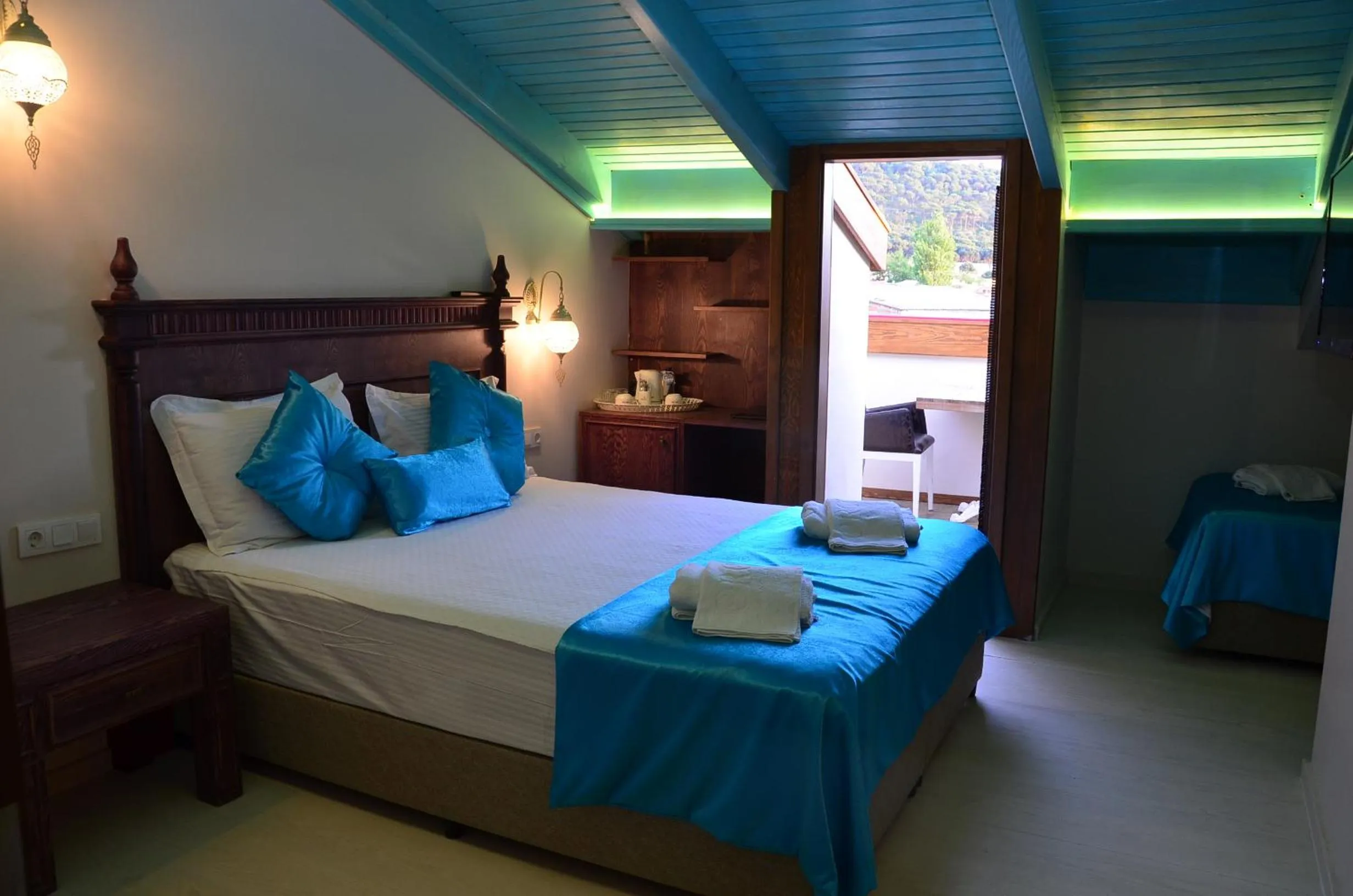 View (from property/room), Bed in Orchis Hotel