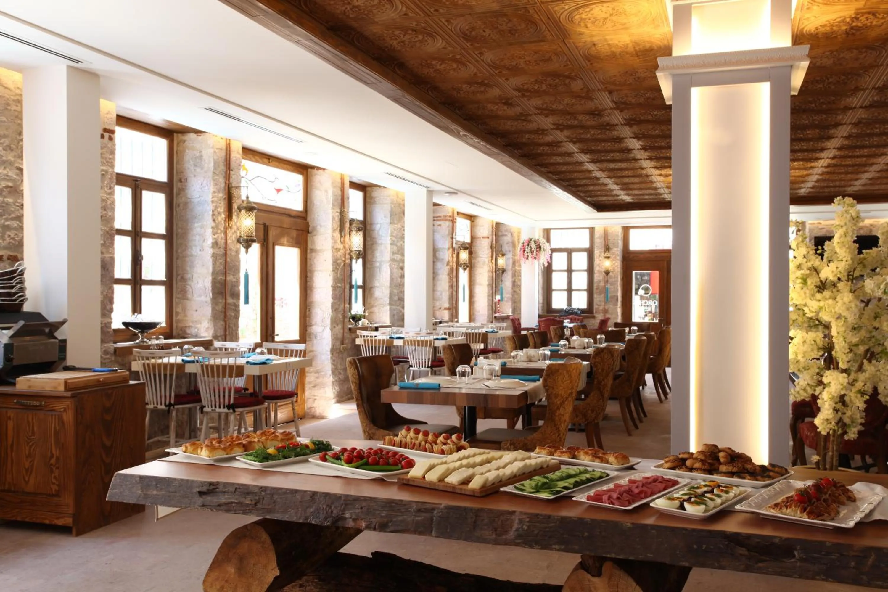 Buffet breakfast in Orchis Hotel