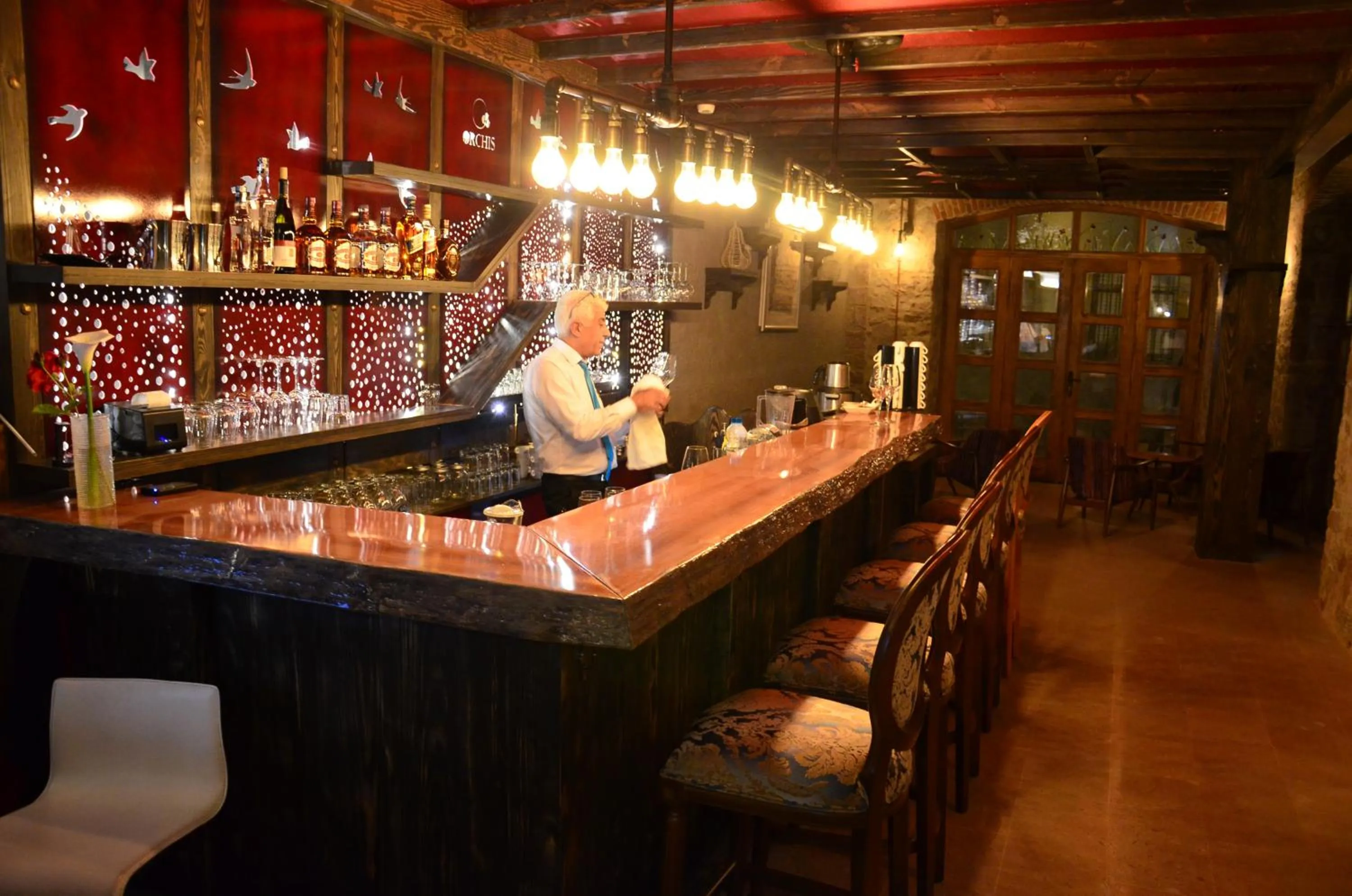 Lounge or bar in Orchis Hotel