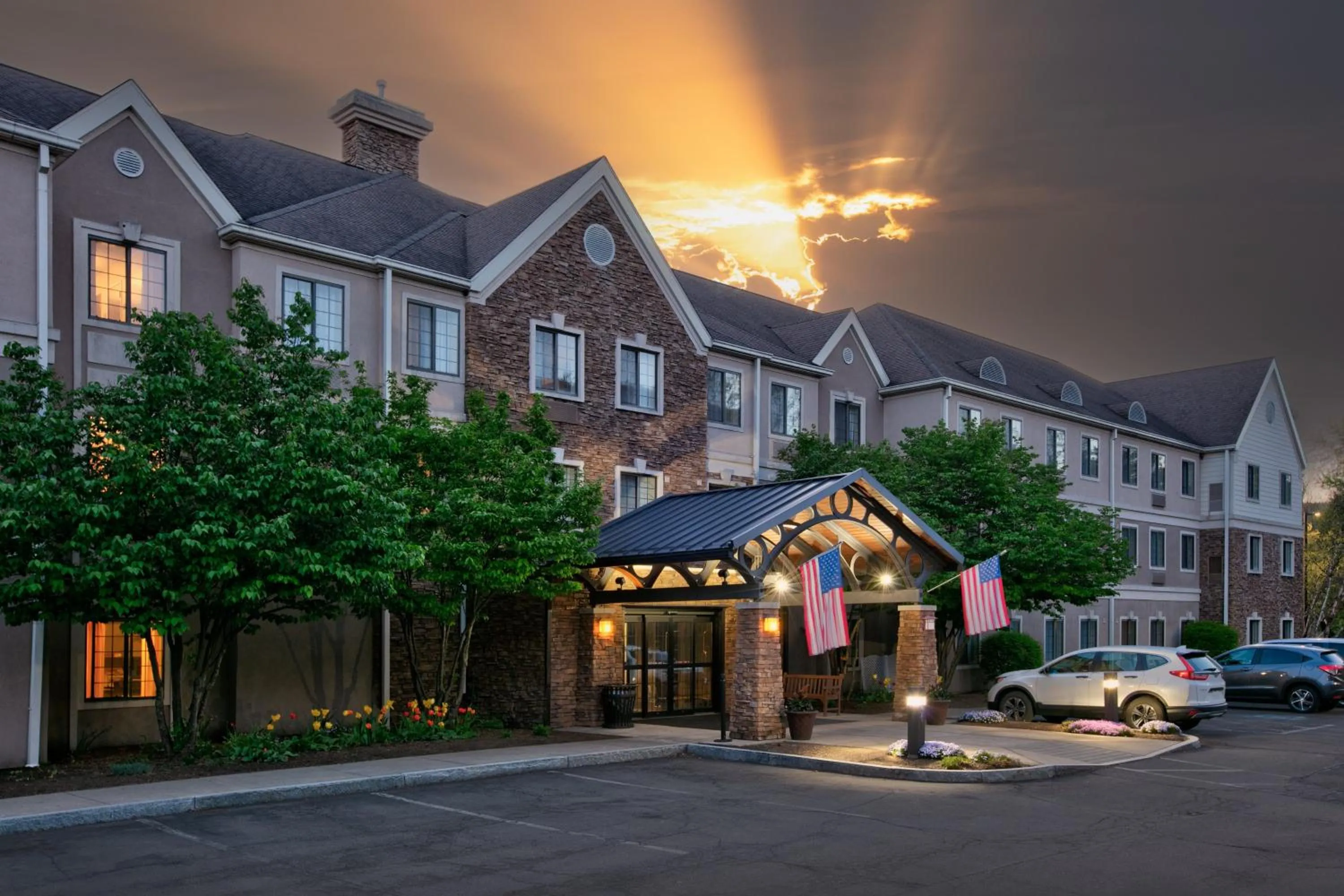 Property building in Staybridge Suites Corning by IHG