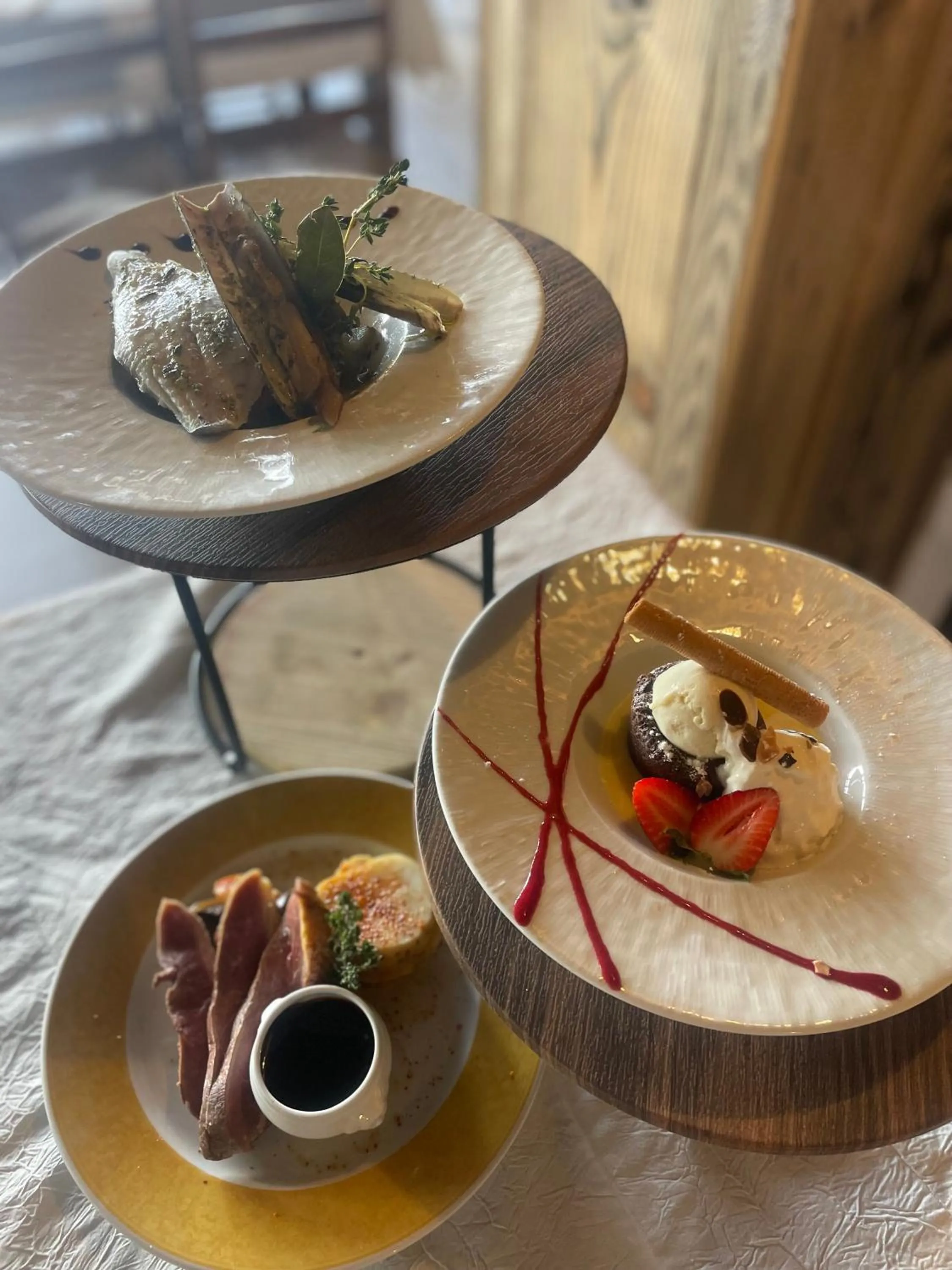 Food close-up in Hotel des Pyrénées