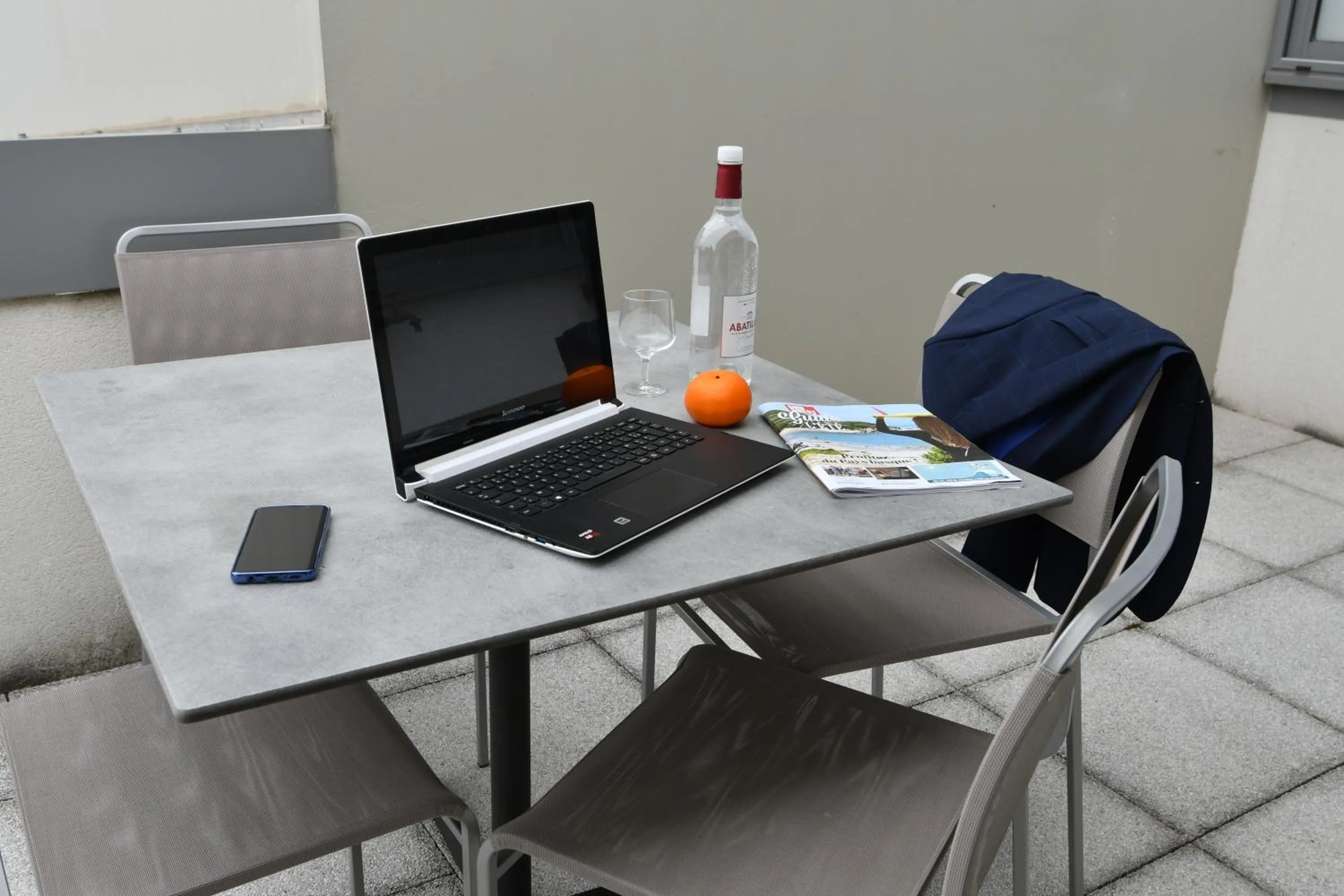 Balcony/Terrace in Appart-Hôtel Mer & Golf City Bordeaux Bassins à flot