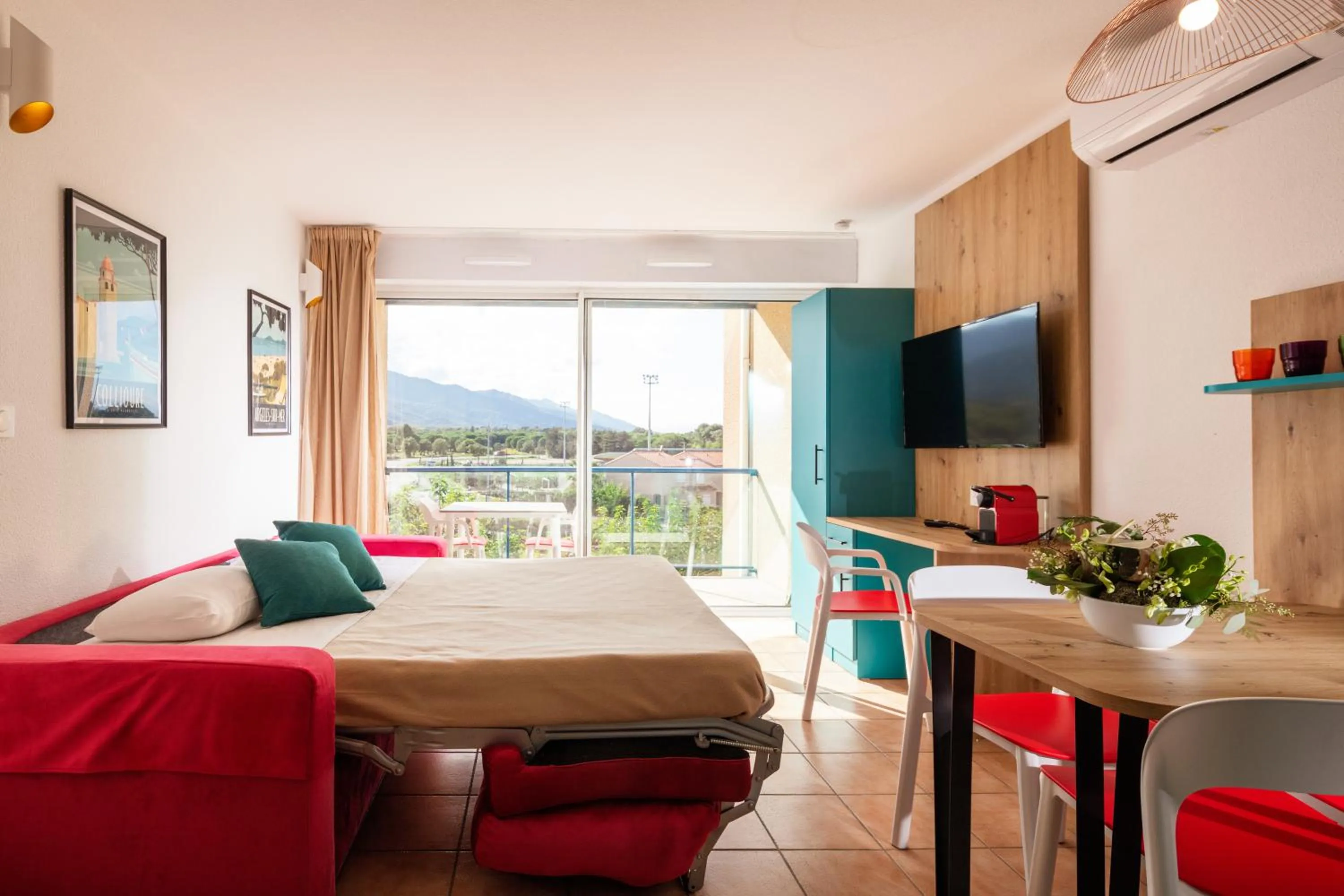 Bed in Résidence Mer & Golf Port Argelès