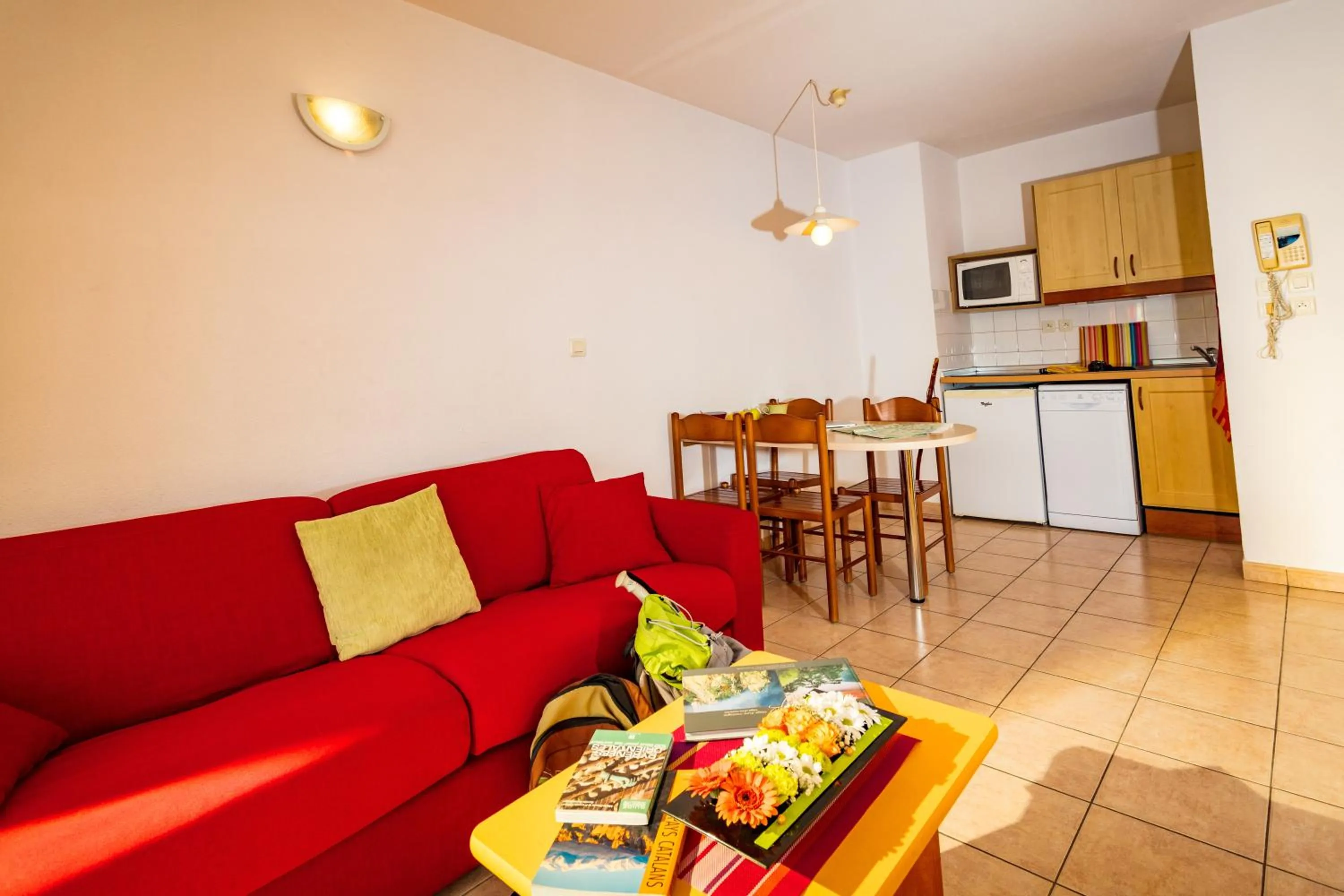 Living room in Résidence Mer & Golf Port Argelès