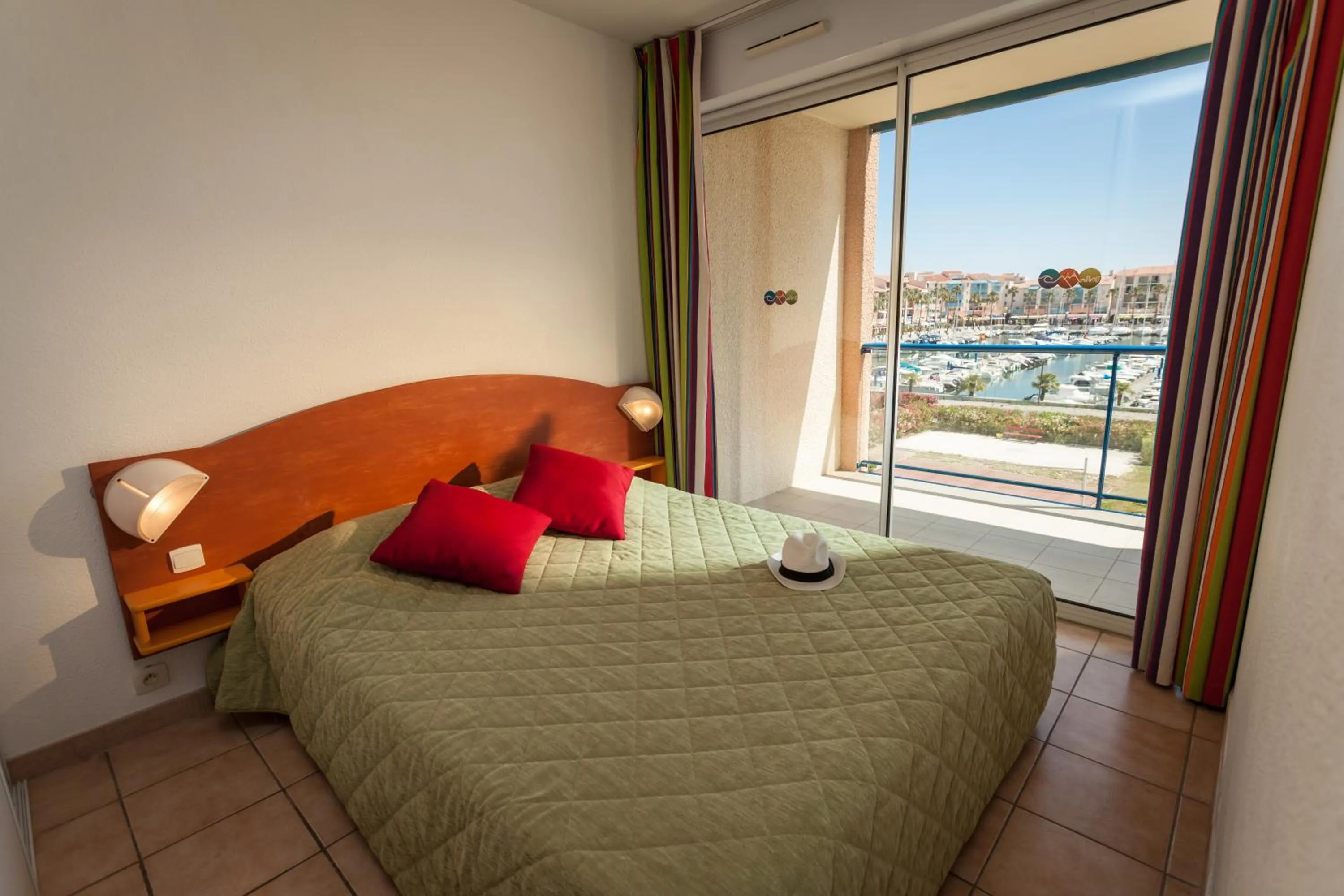 Bedroom, Bed in Résidence Mer & Golf Port Argelès