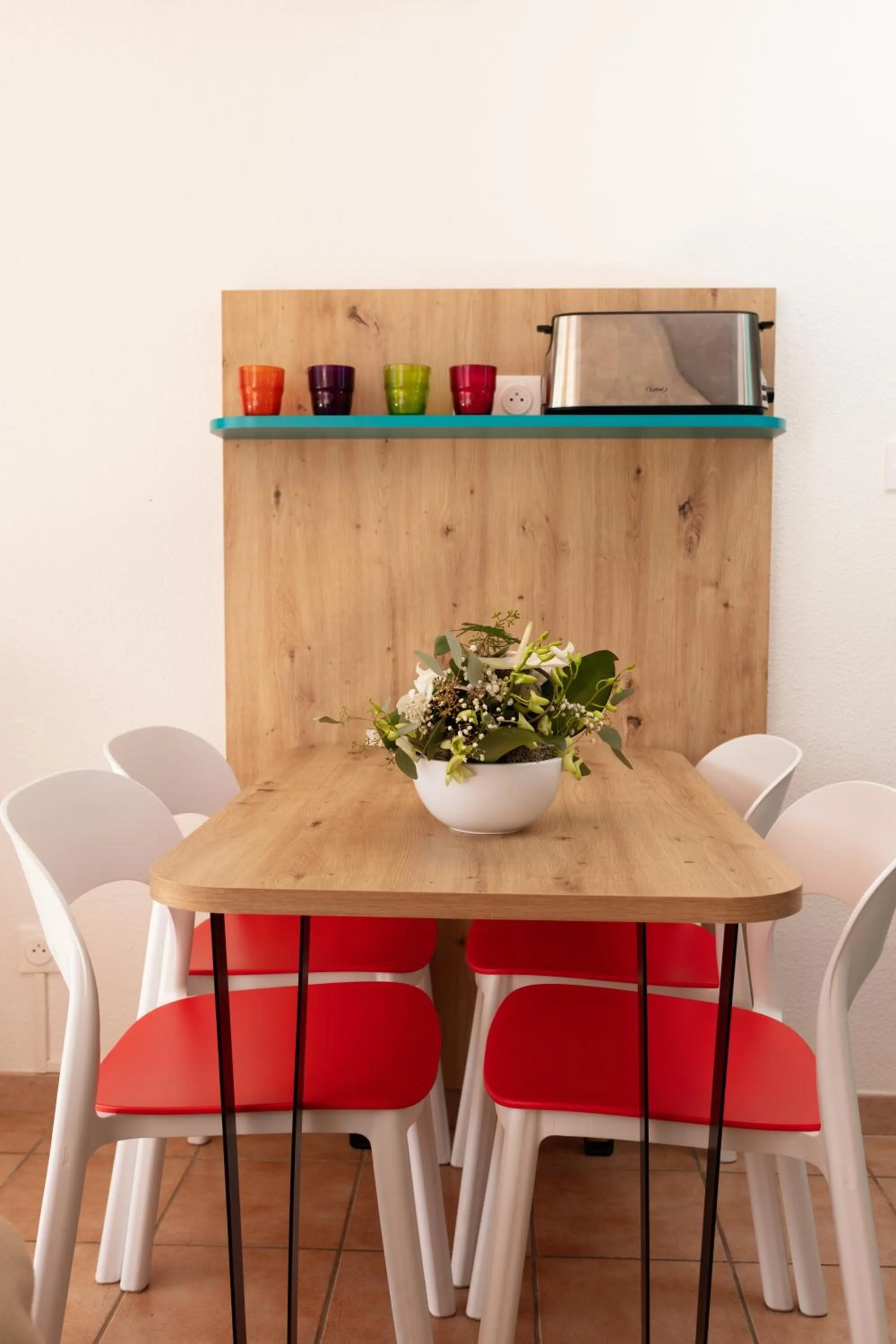 Dining area in Résidence Mer & Golf Port Argelès