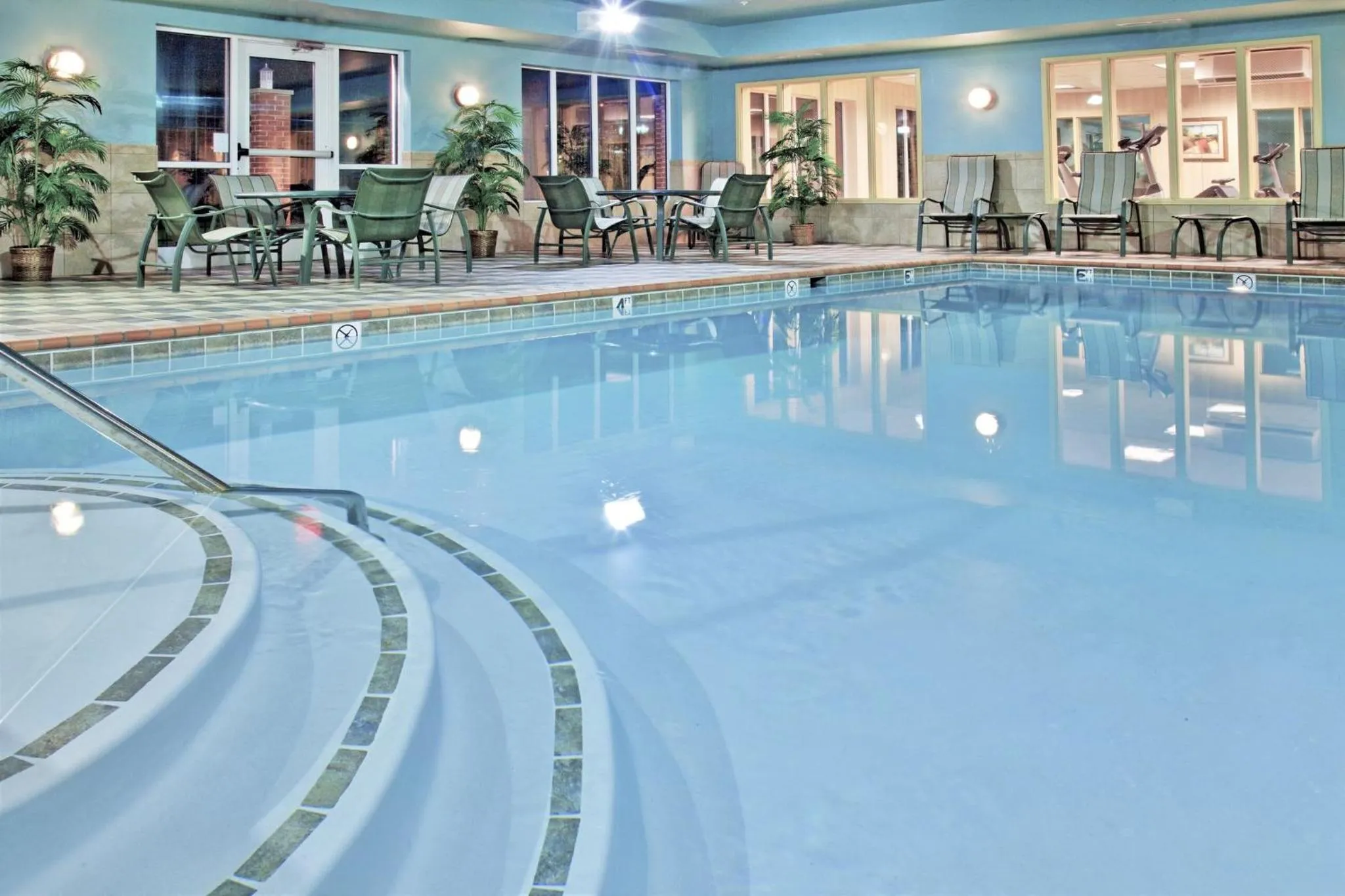 Swimming pool in Holiday Inn Express Hotel & Suites Urbana-Champaign-U of I Area by IHG