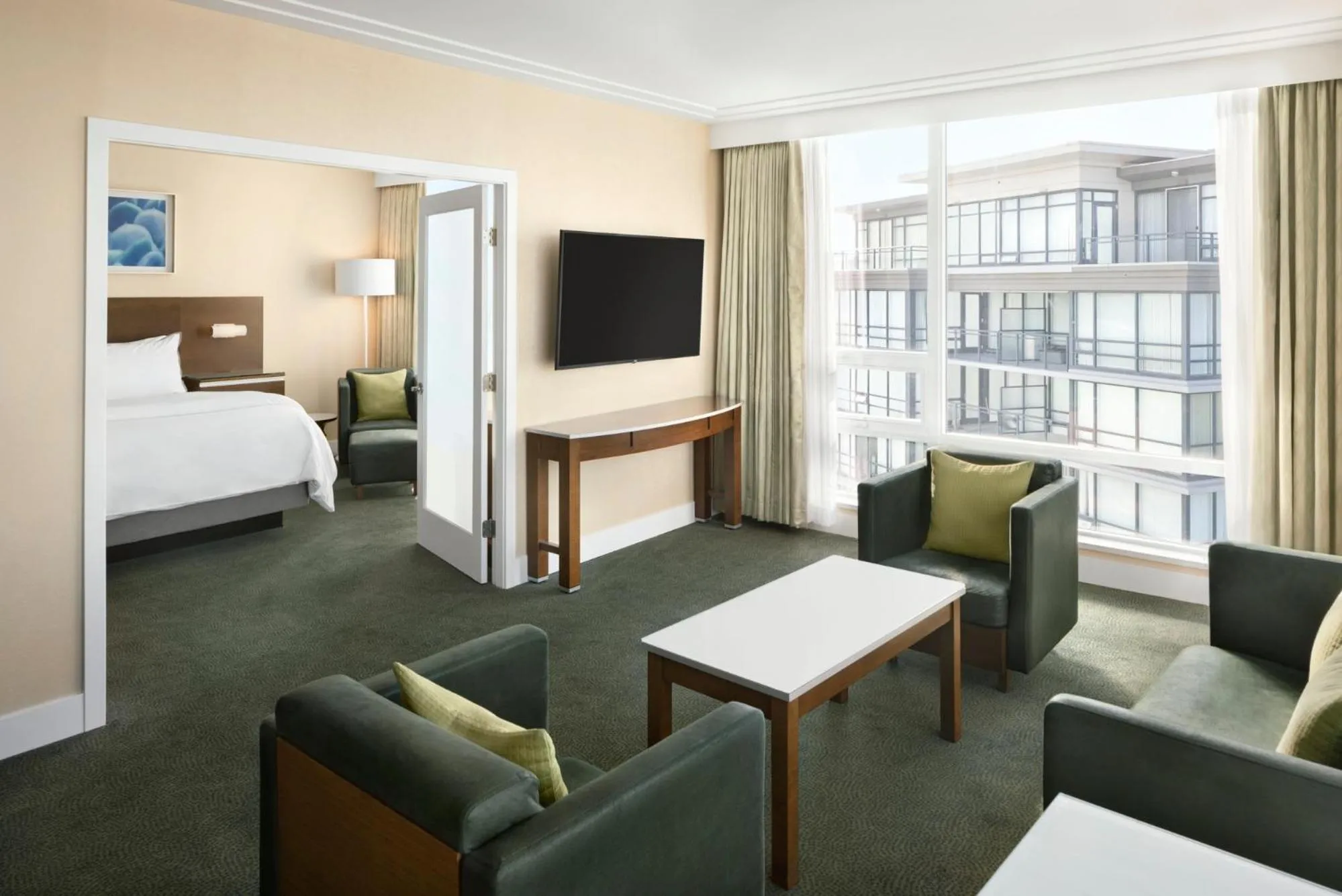 Photo of the whole room, Bed in The Westin Wall Centre, Vancouver Airport