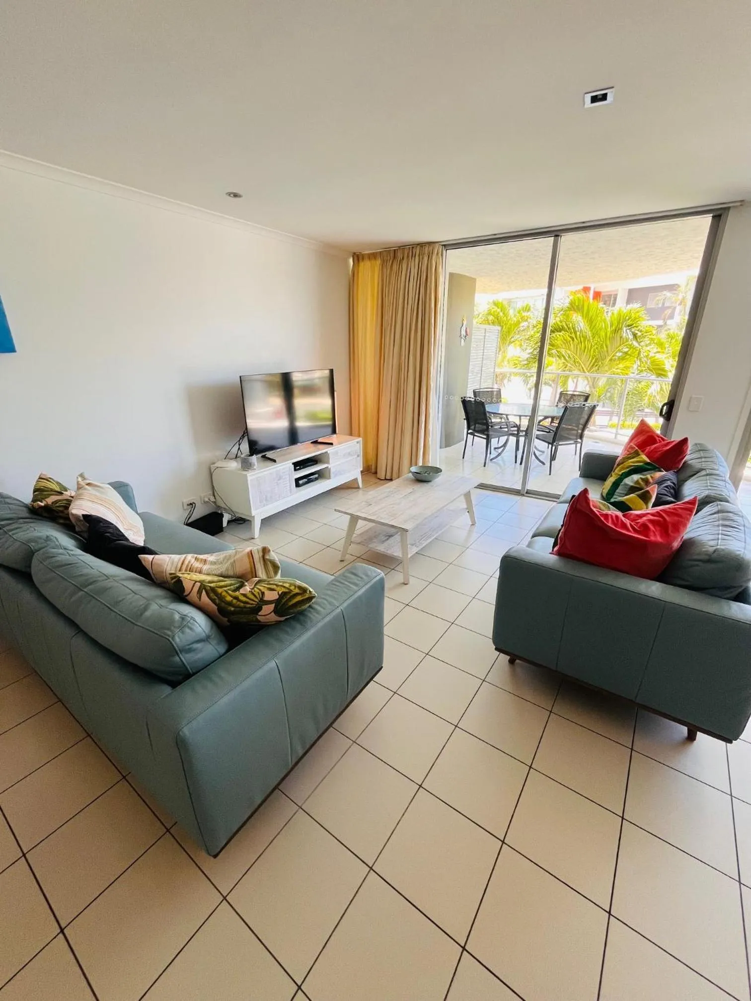 Living room in at Marina Shores