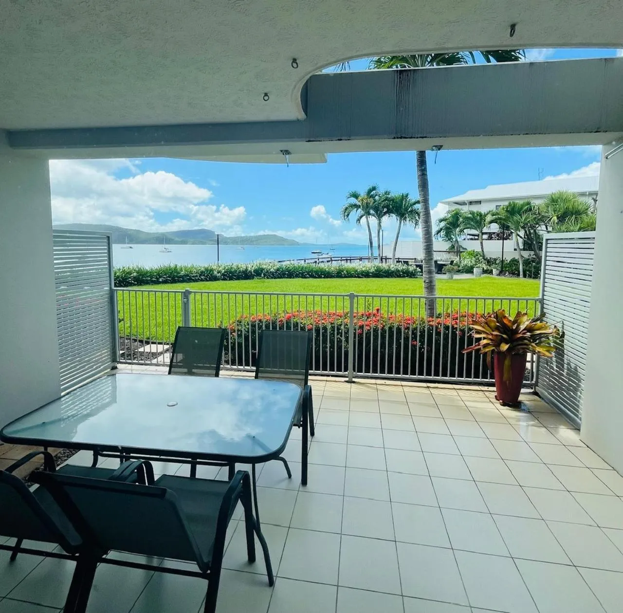 Patio in at Marina Shores