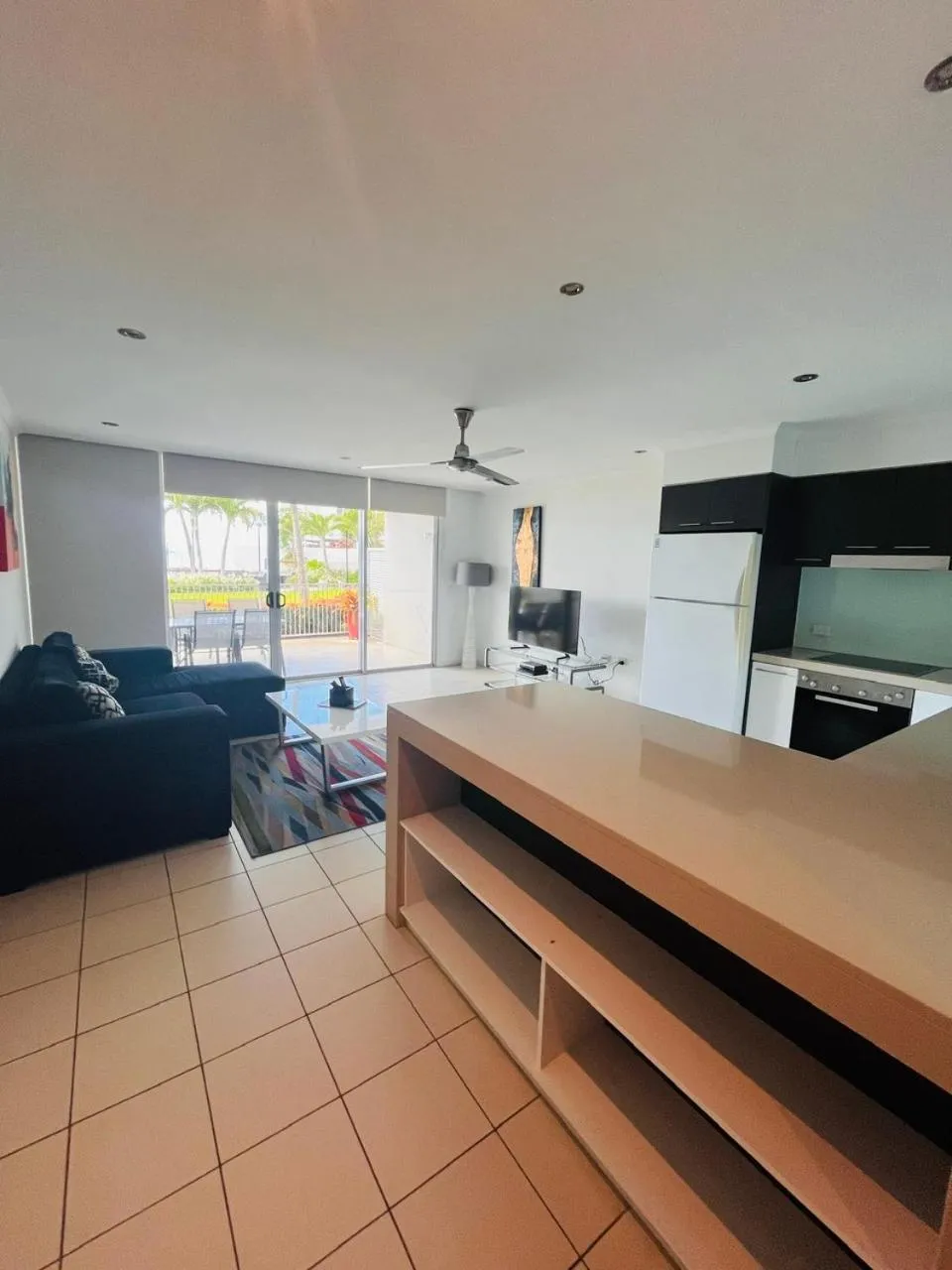 Living room in at Marina Shores