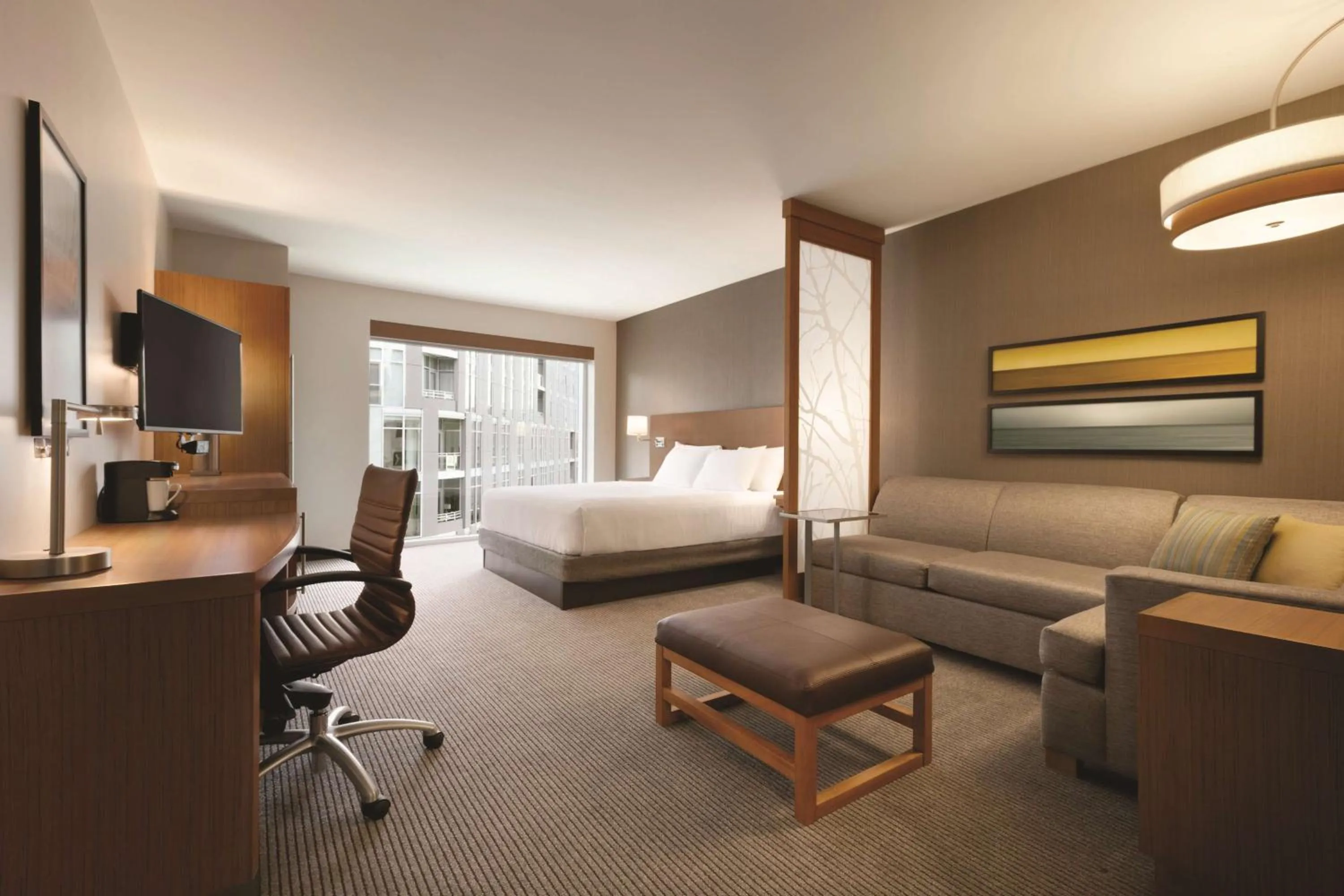 Bedroom, Bed in Hyatt Place Washington DC/Georgetown/West End