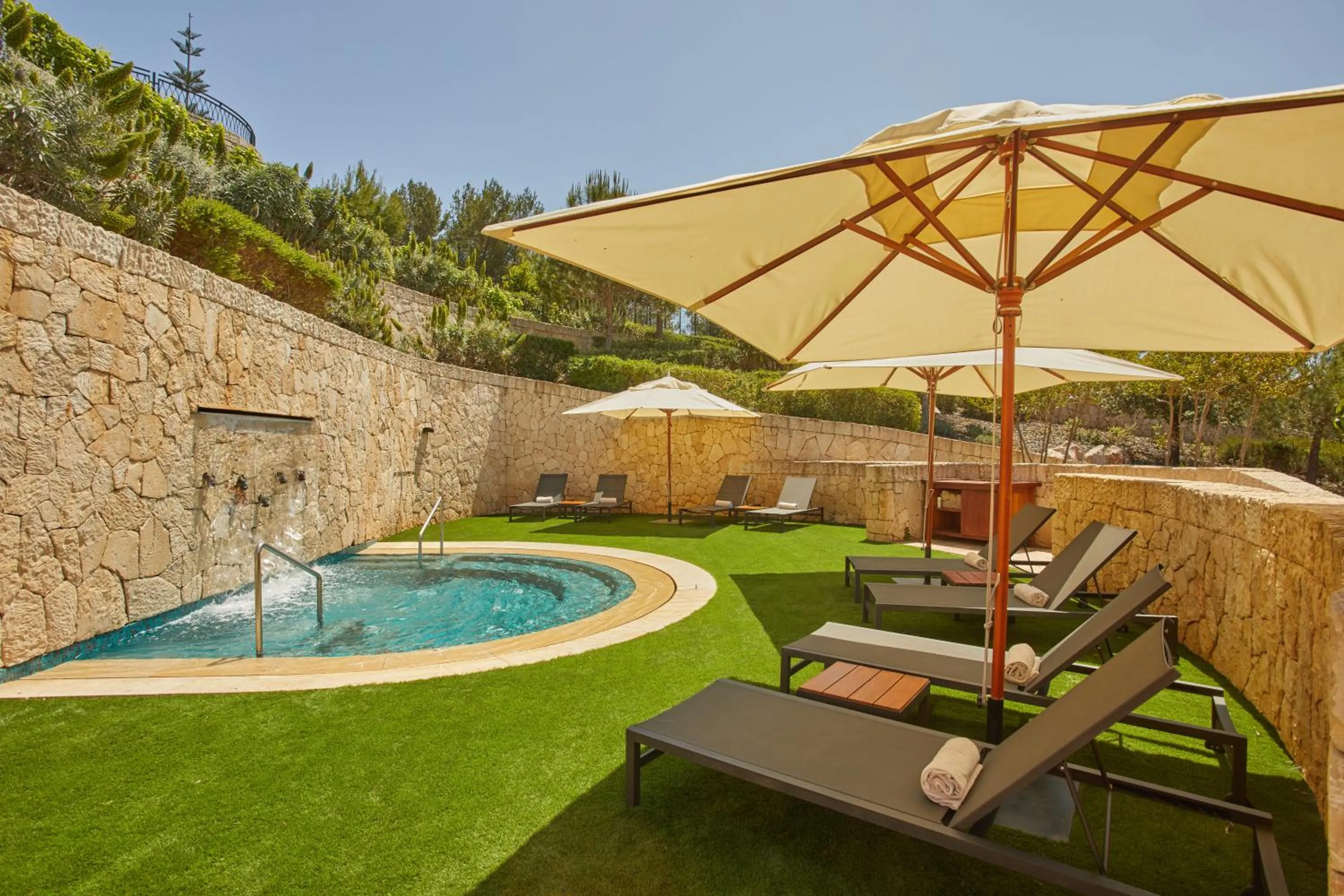 Pool view in CAP VERMELL GRAND HOTEL