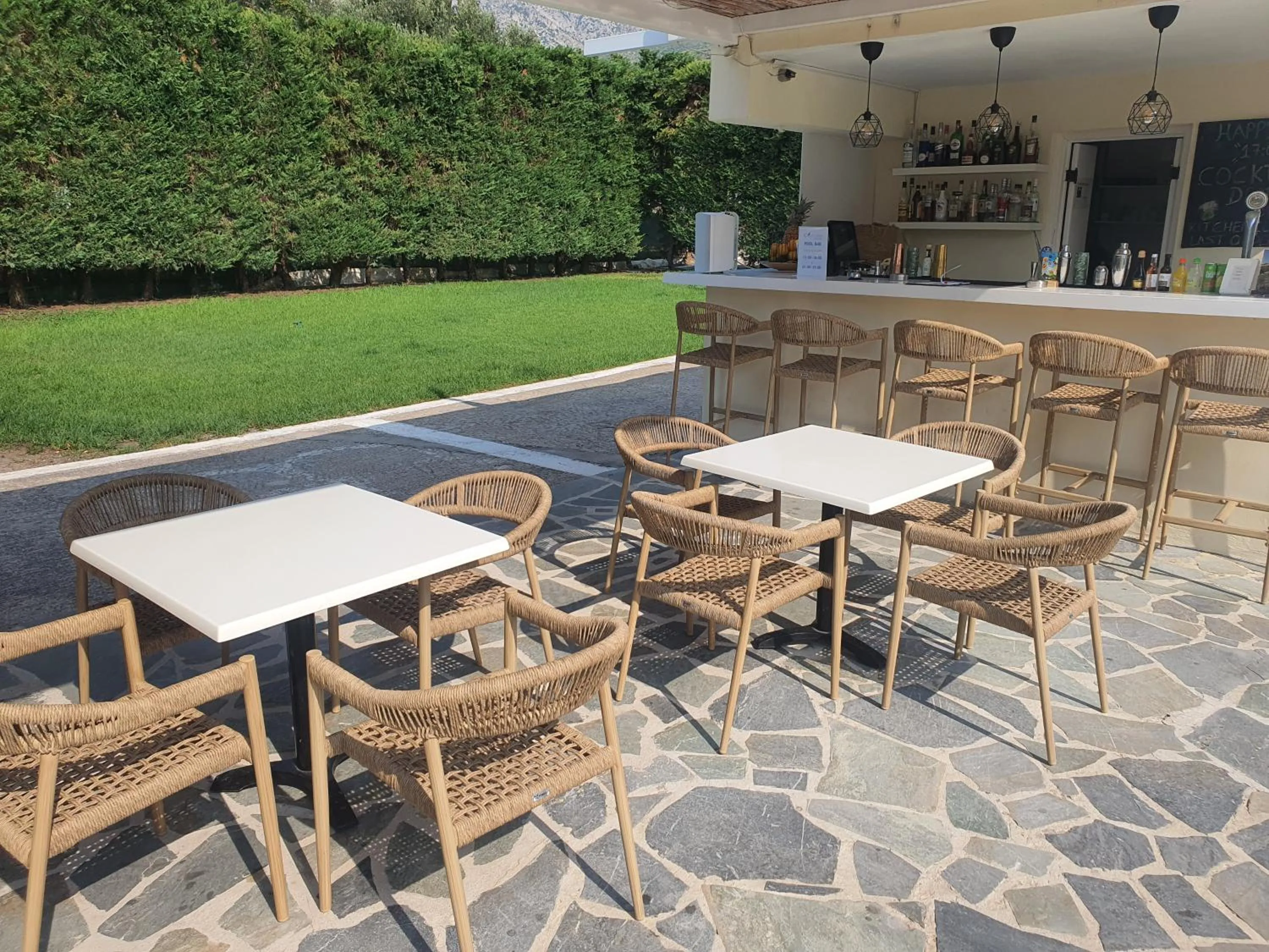 Lounge or bar in Aphrodite Samos Suites