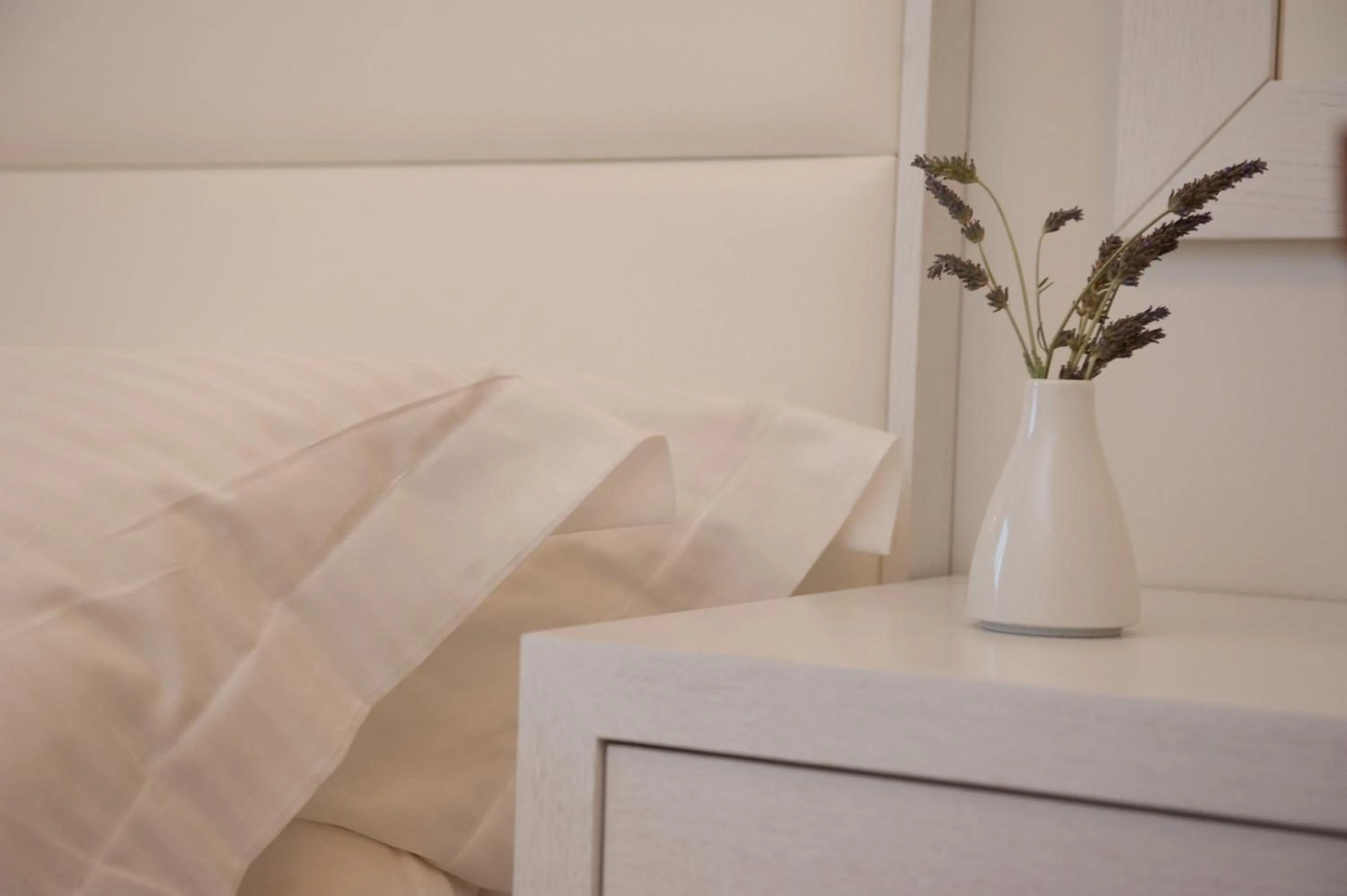 Decorative detail, Bed in Aphrodite Samos Suites