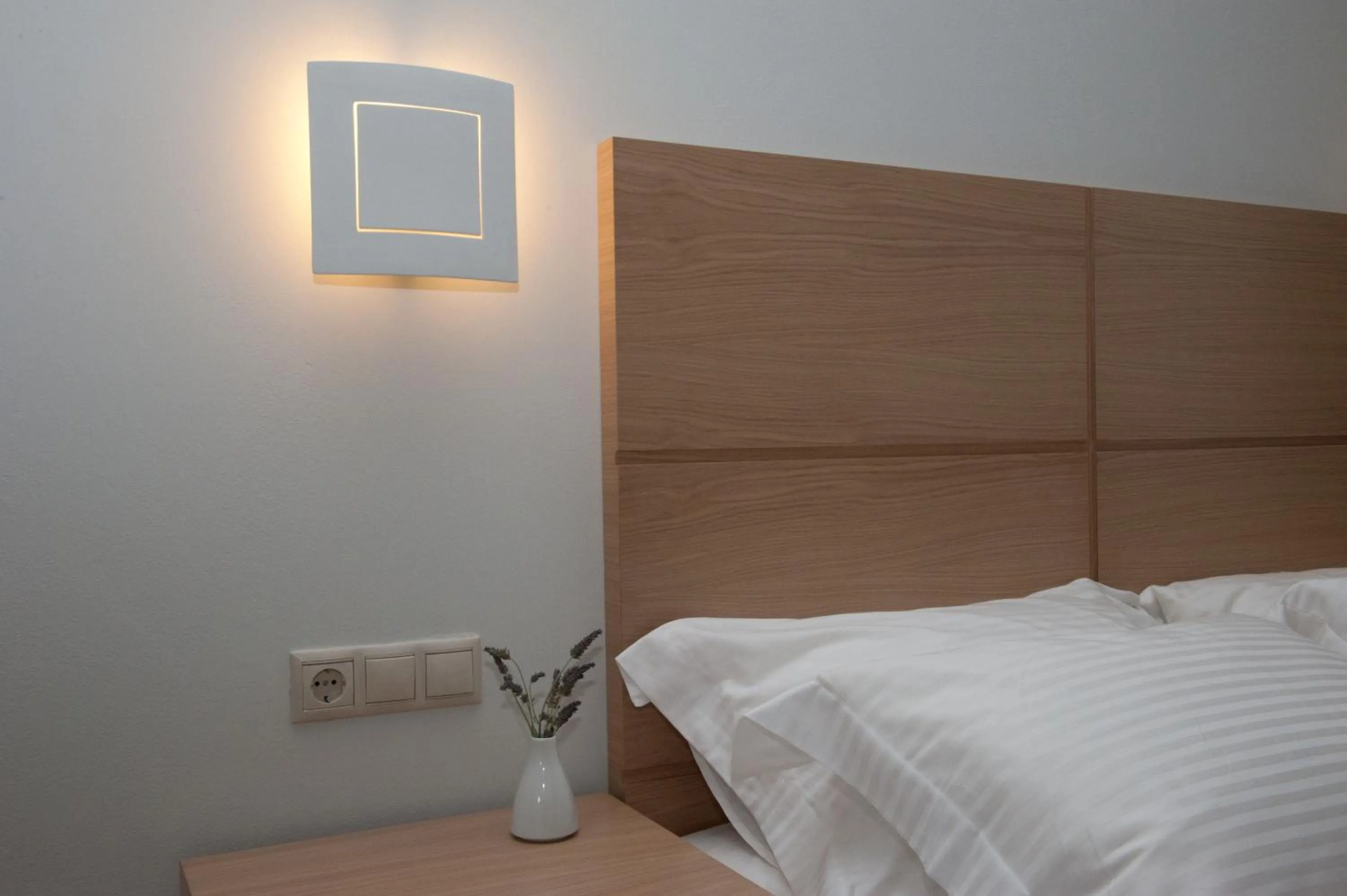 Decorative detail, Bed in Aphrodite Samos Suites