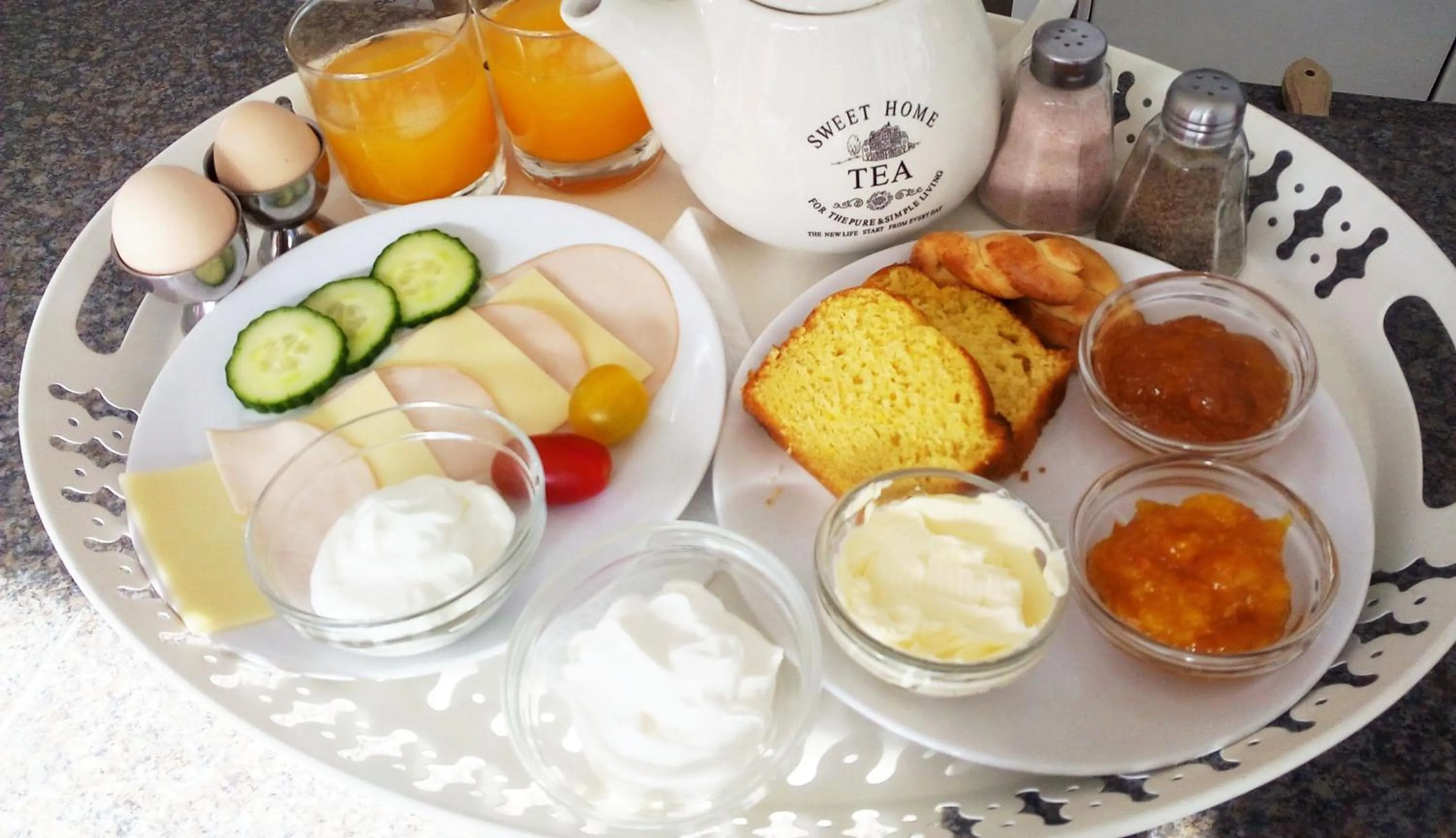 Food in Aphrodite Samos Suites