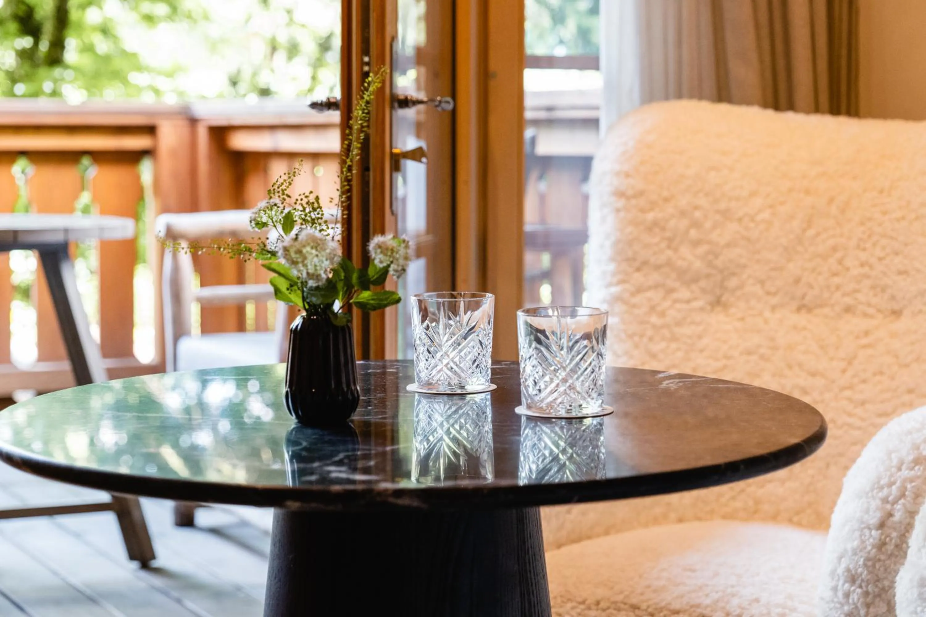 Living room in L'Alpaga, a Beaumier hotel