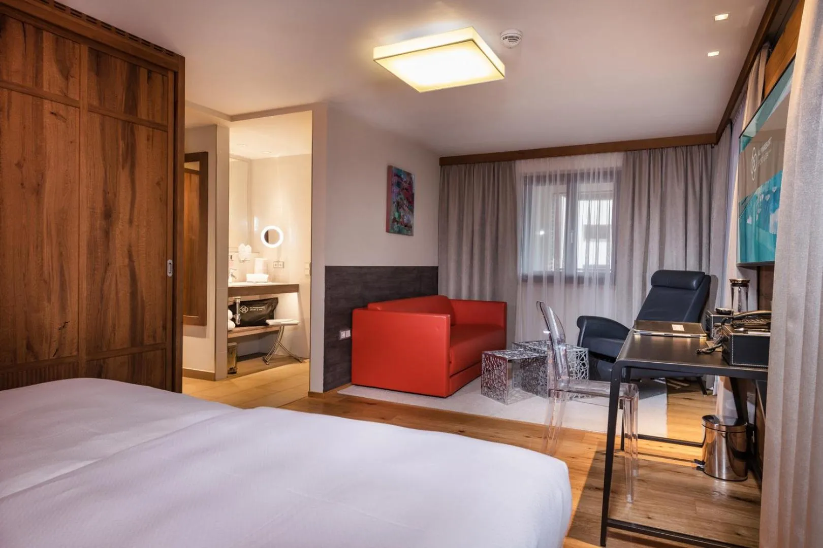 Photo of the whole room, Bed in Alpinresort ValSaa - Sport & Spa