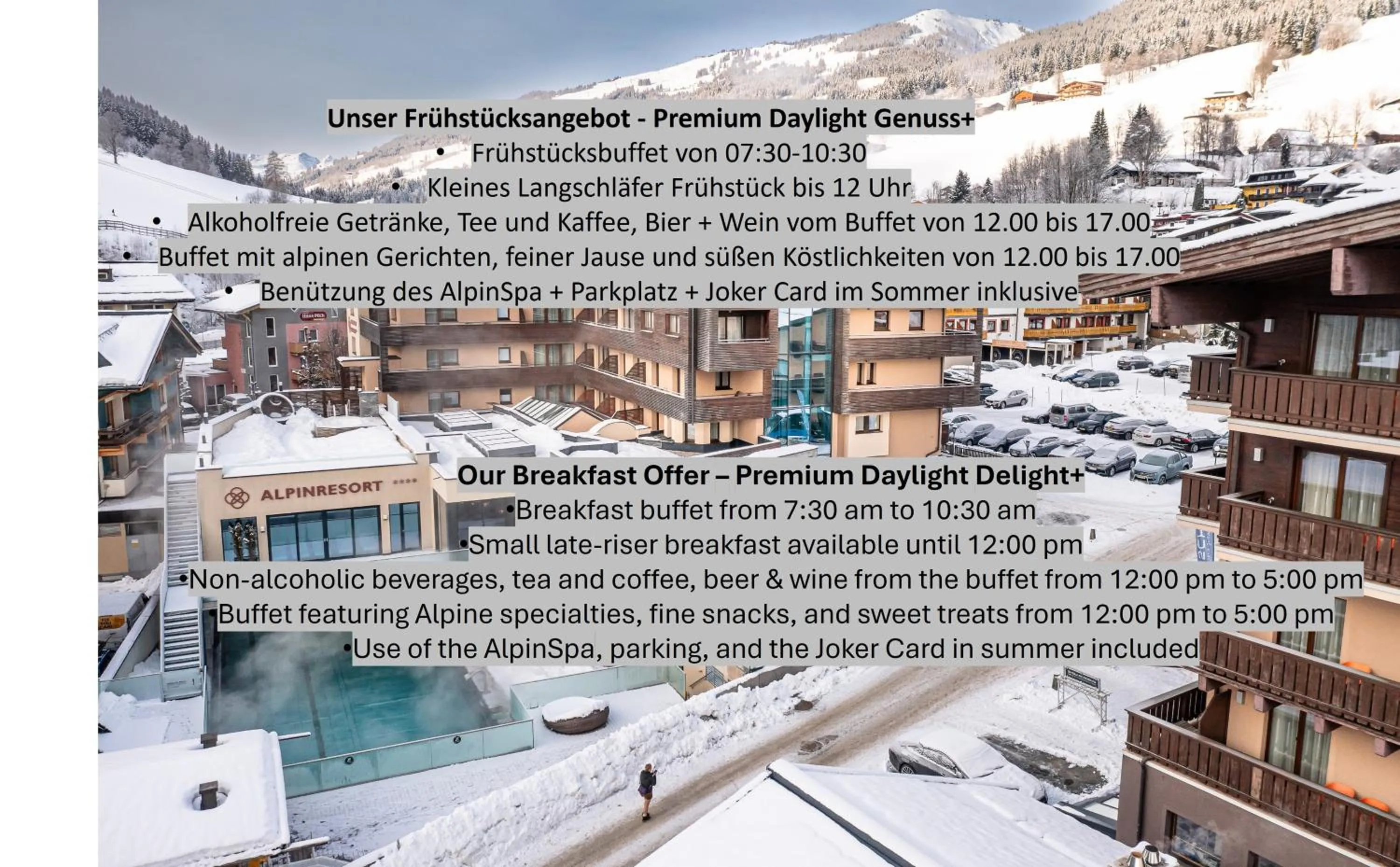 Day in Alpinresort ValSaa - Sport & Spa