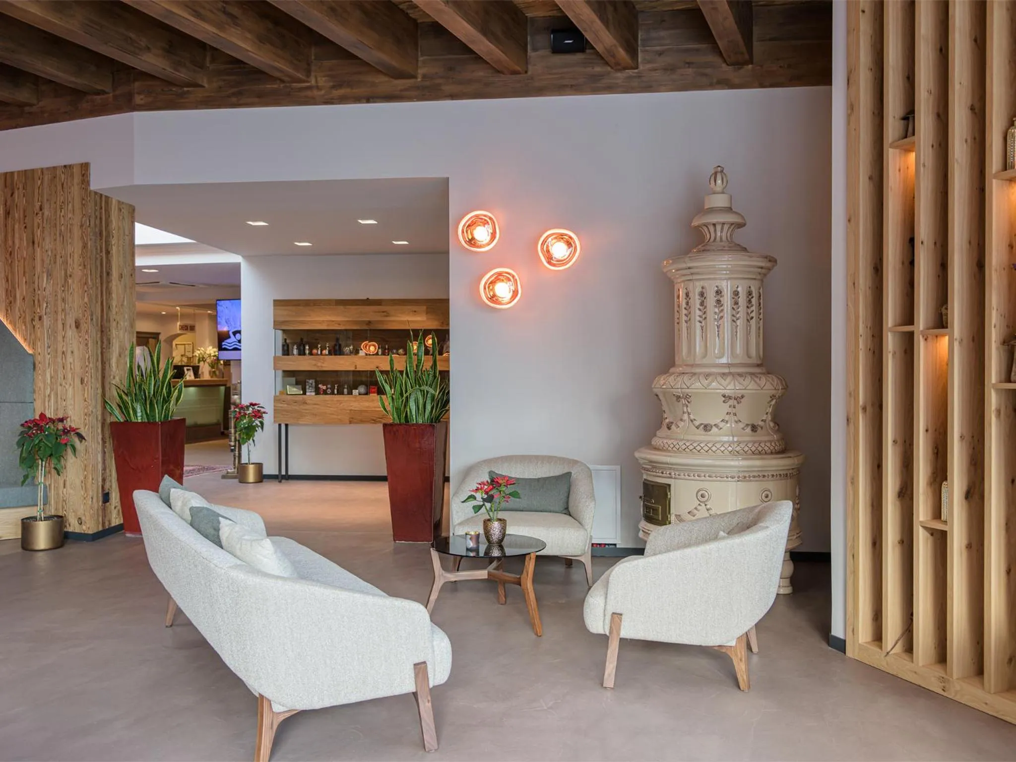 Lobby or reception in Alpinresort ValSaa - Sport & Spa