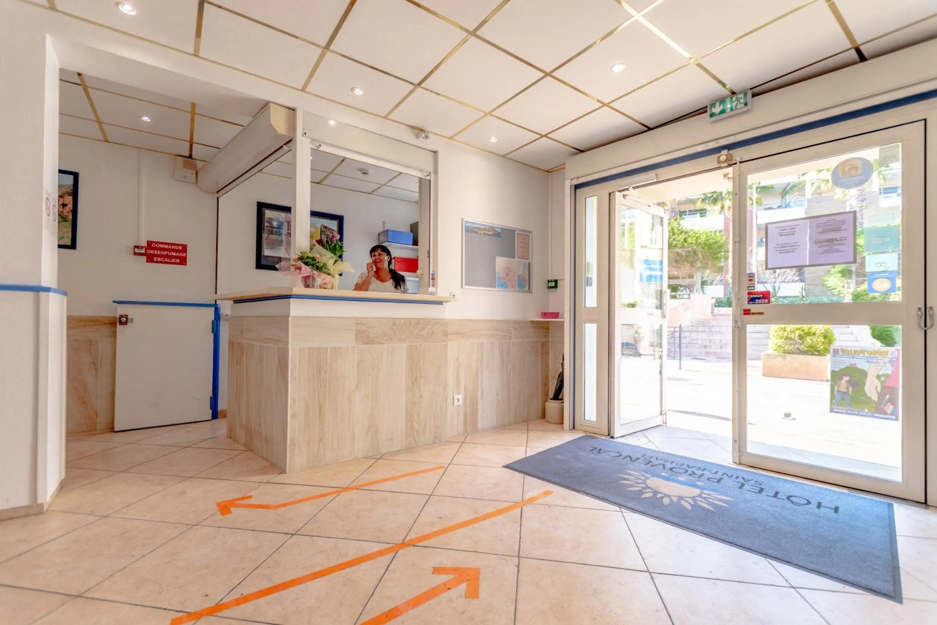Lobby or reception in Hotel Provencal