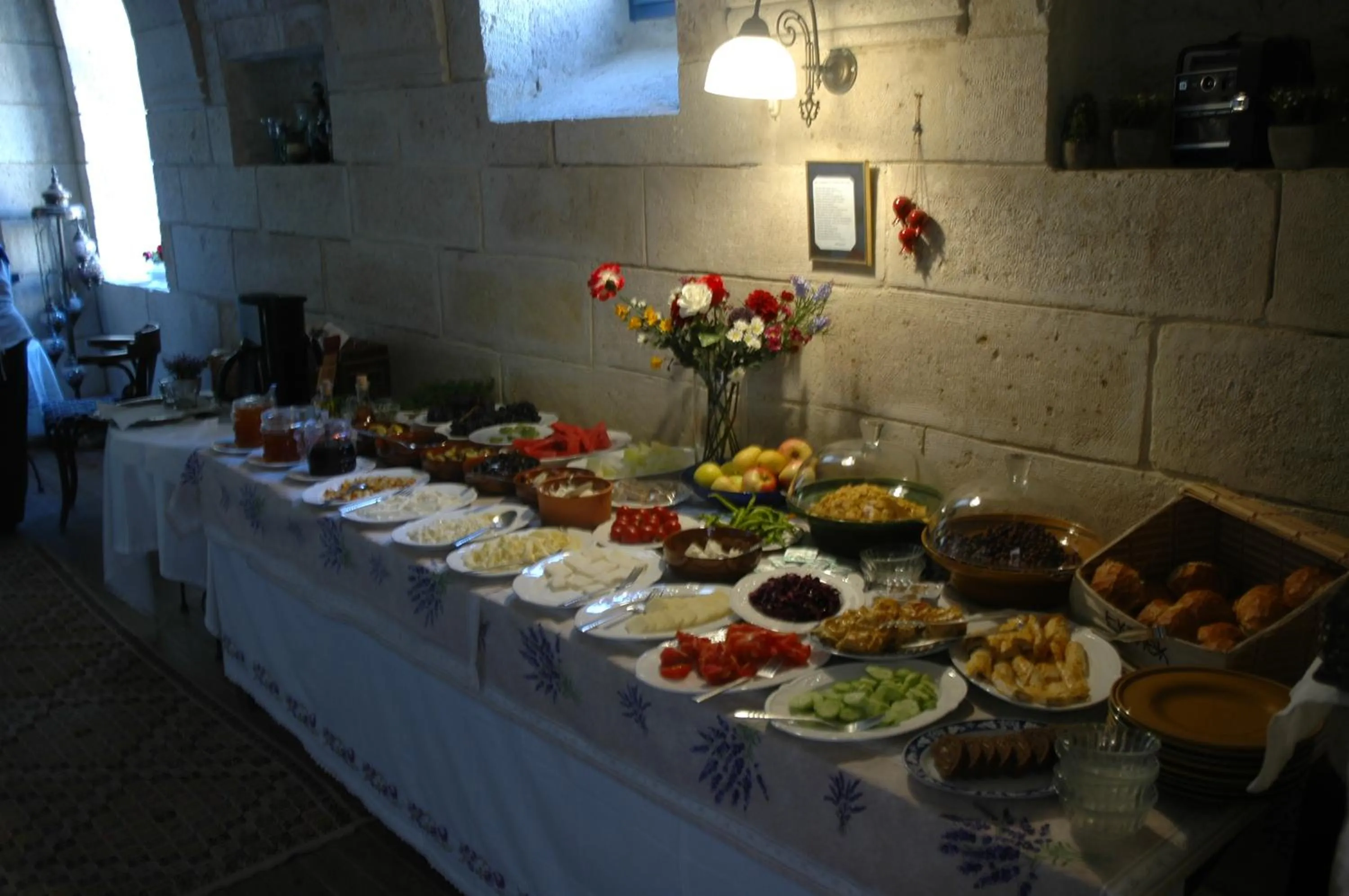 Breakfast in Elkep Evi Cave Hotel