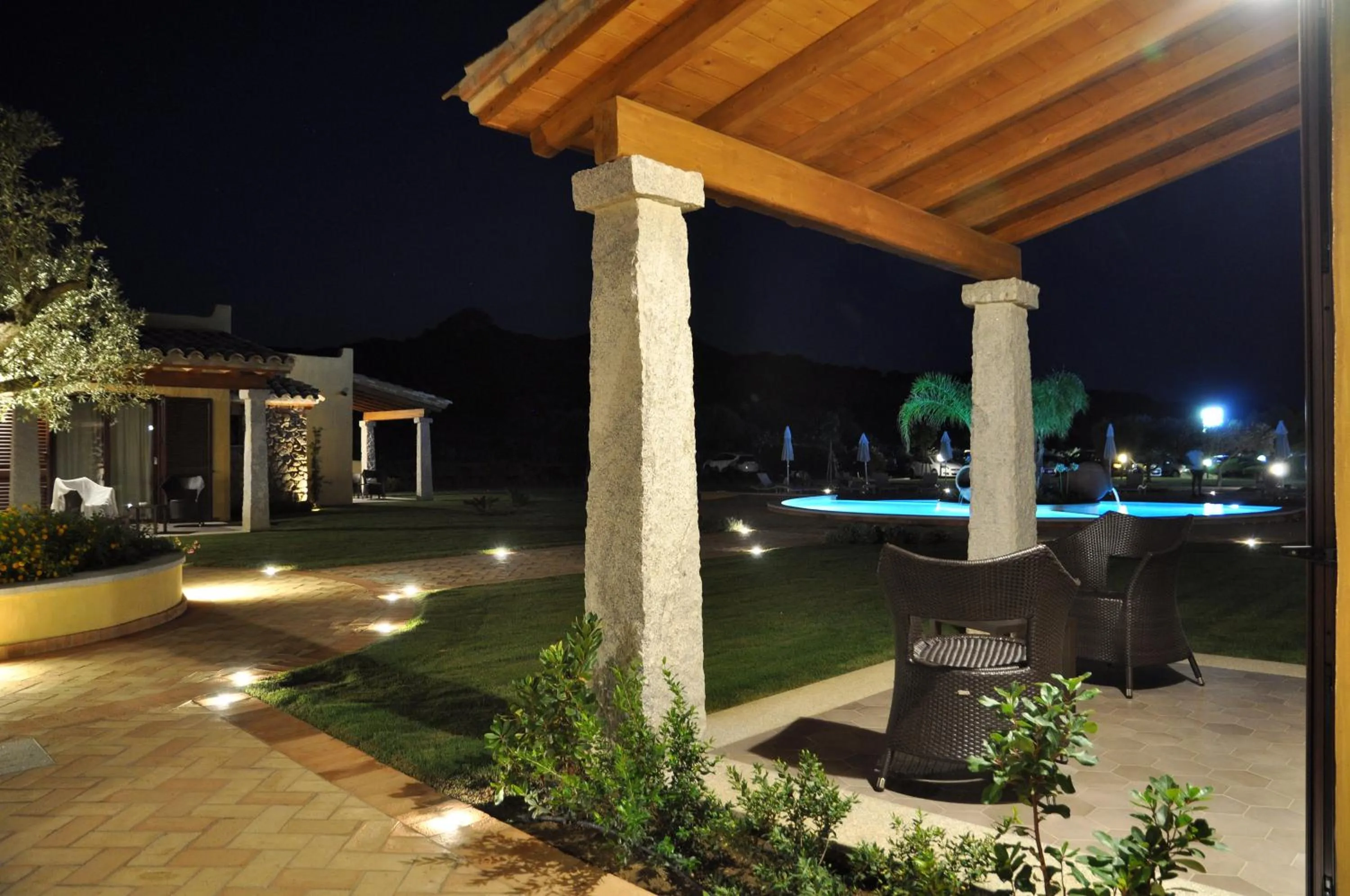 Patio in Le Anfore Hotel