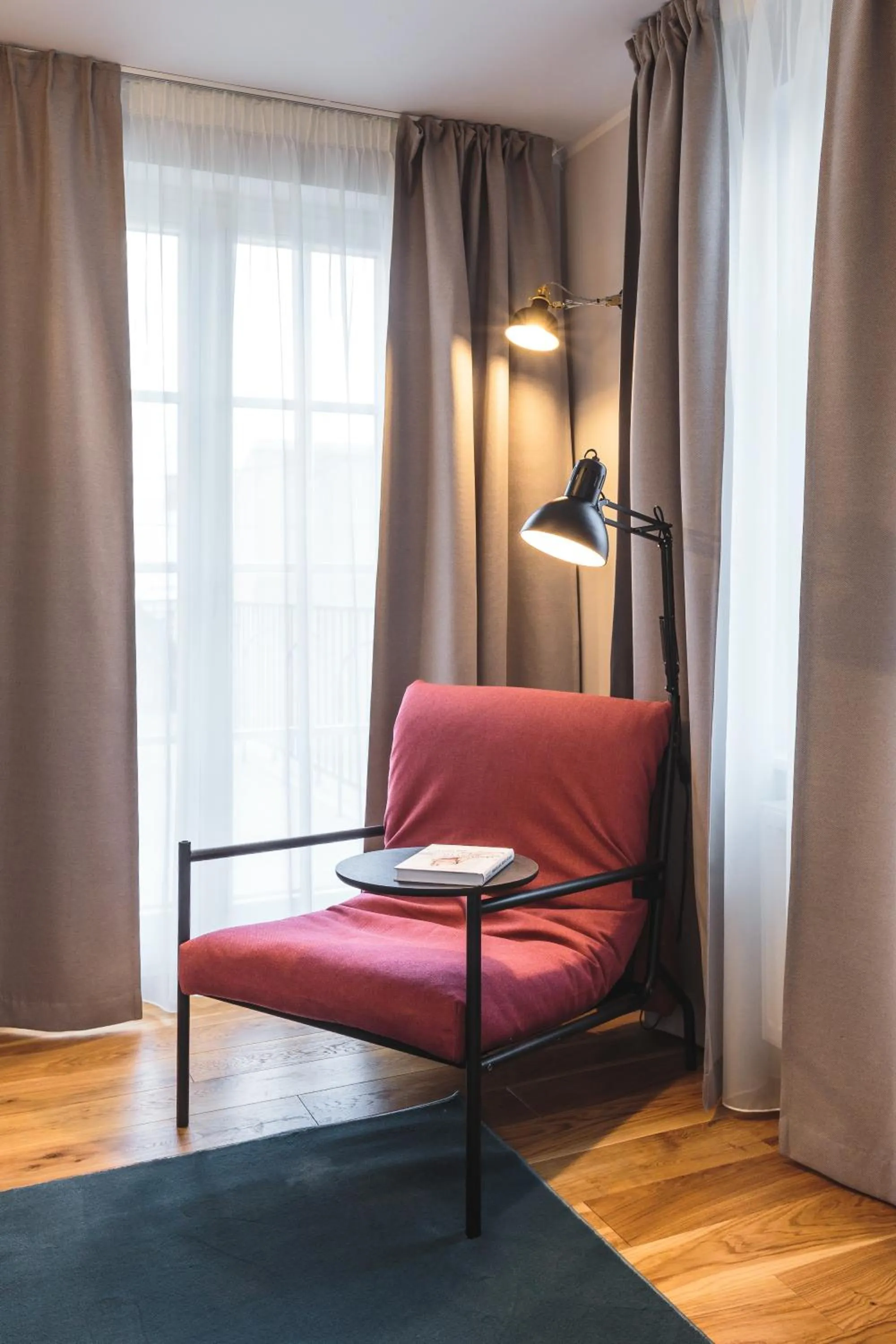 Seating area in Riga Lux Apartments - Skolas