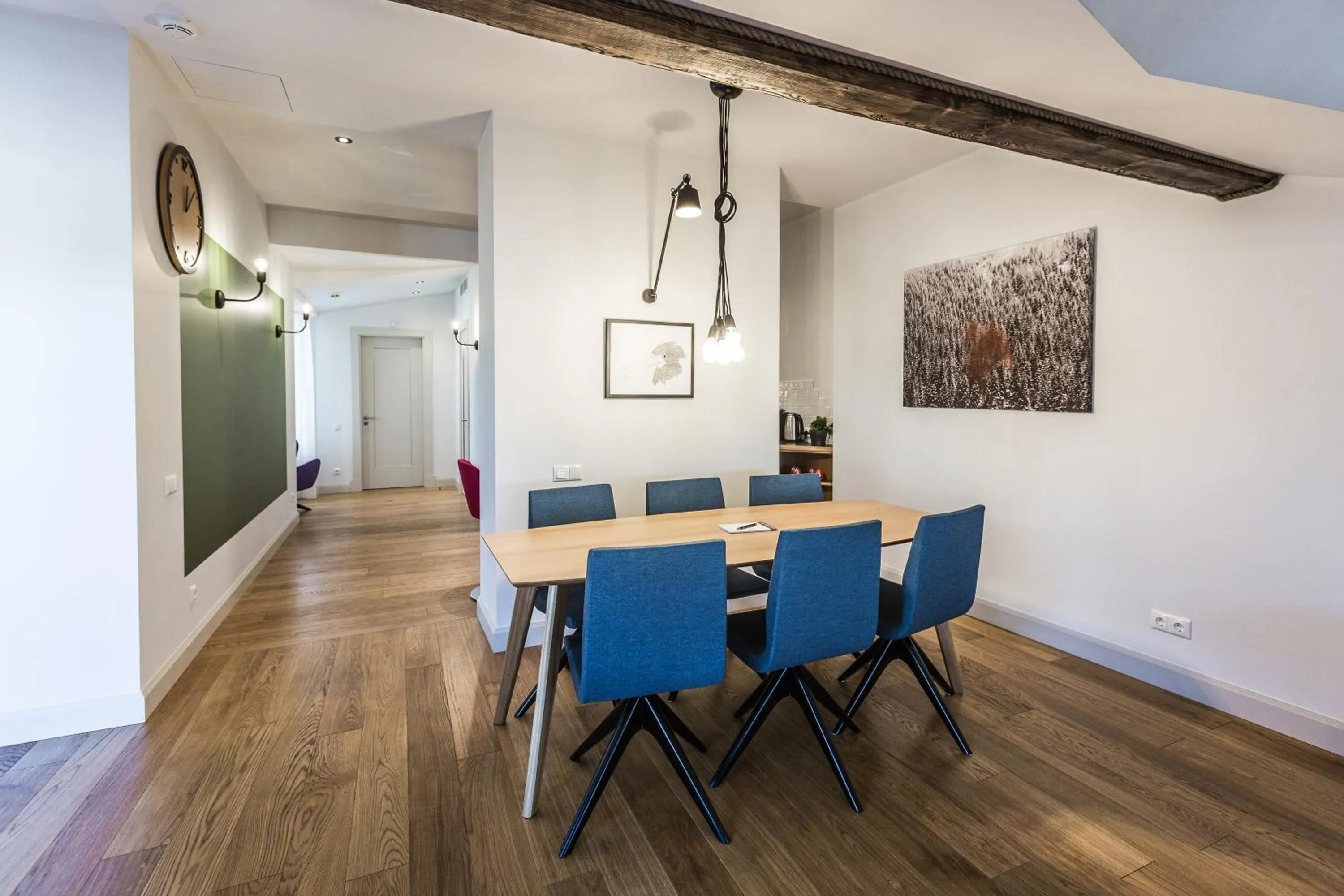 Dining area in Riga Lux Apartments - Skolas
