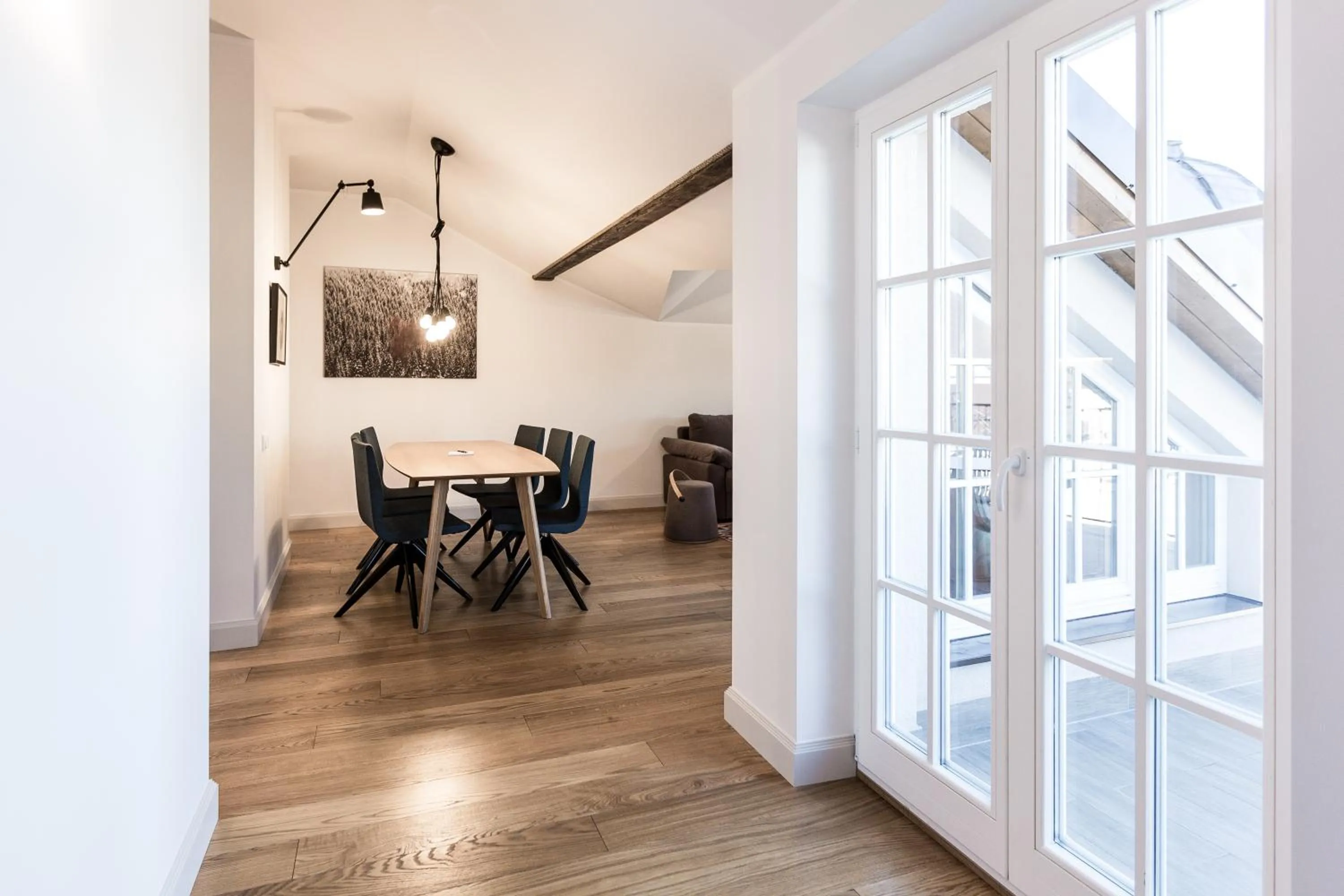 Balcony/Terrace in Riga Lux Apartments - Skolas