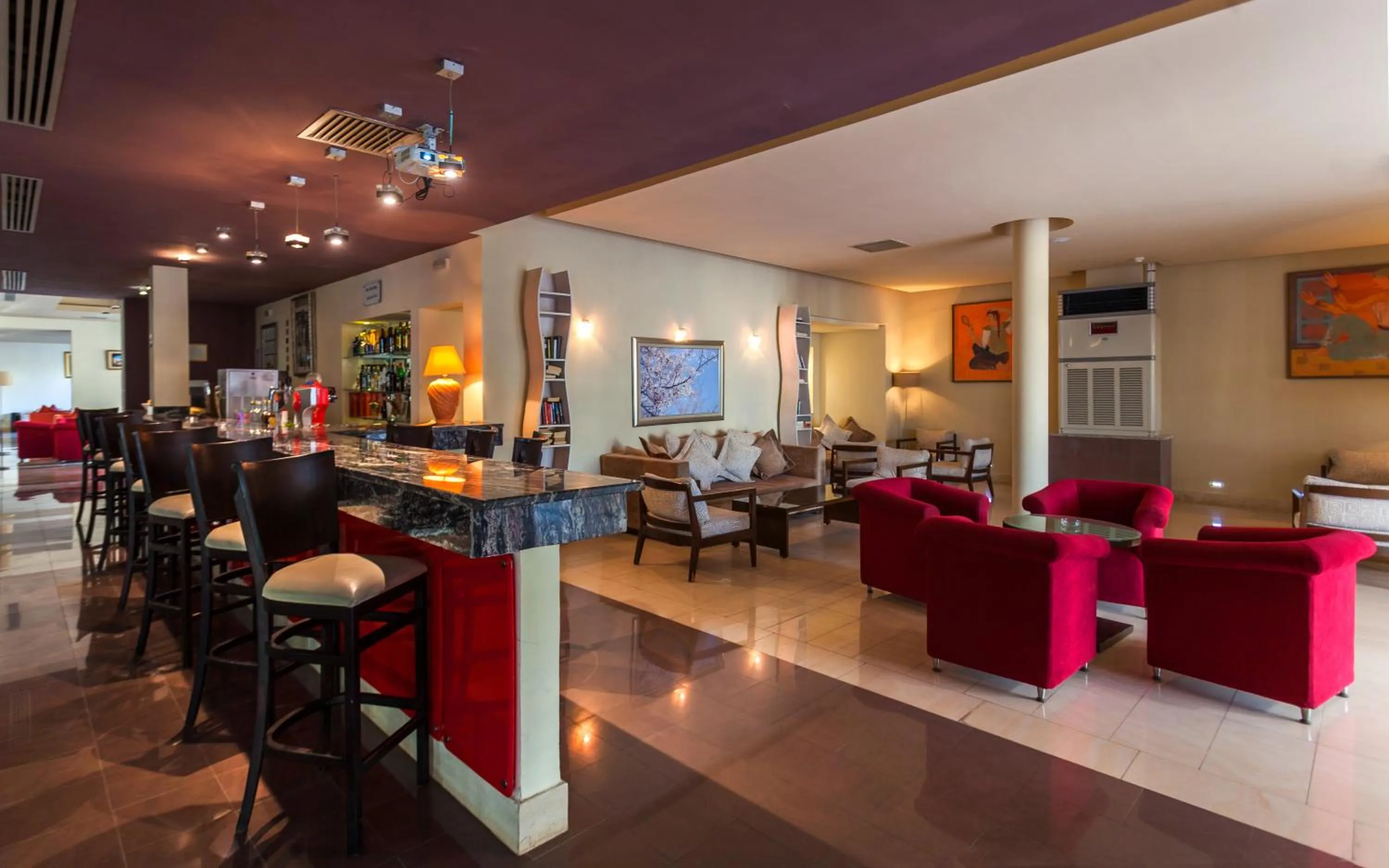 Seating area in Cesar Thalasso