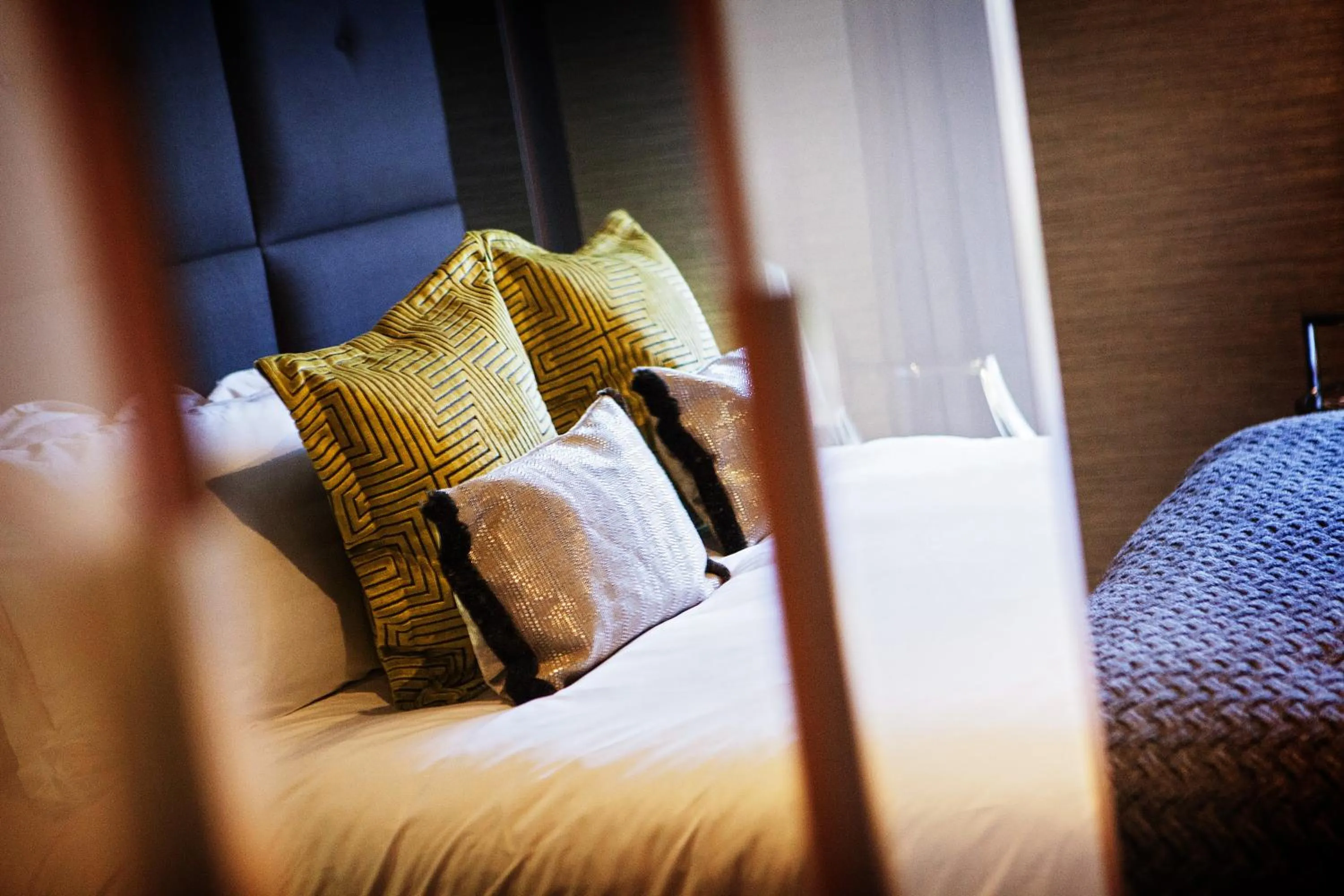 Decorative detail, Bed in San Pietro Hotel & Restaurant