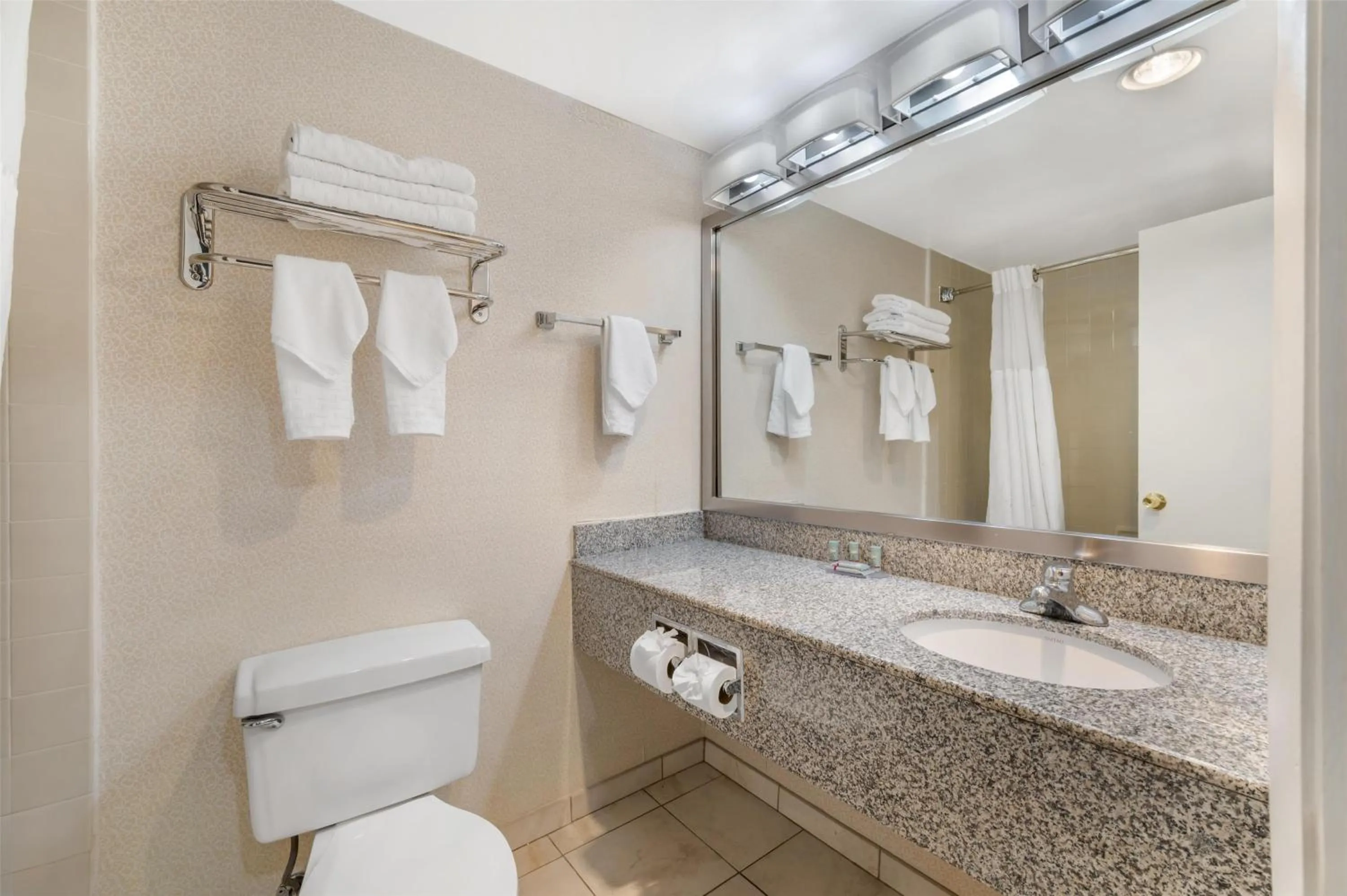 Bathroom in Best Western Manassas