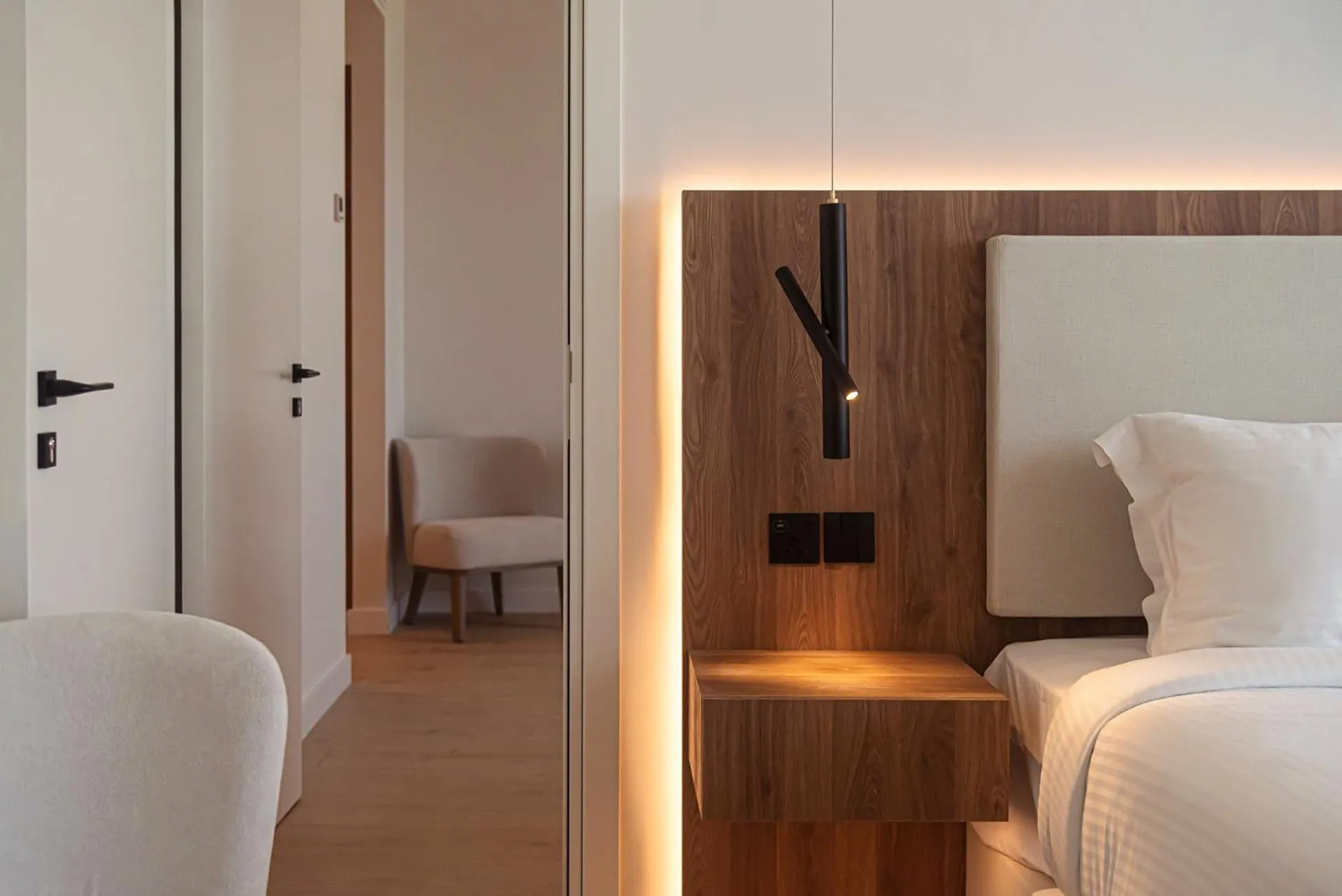 Bed in Grecian Sands Hotel