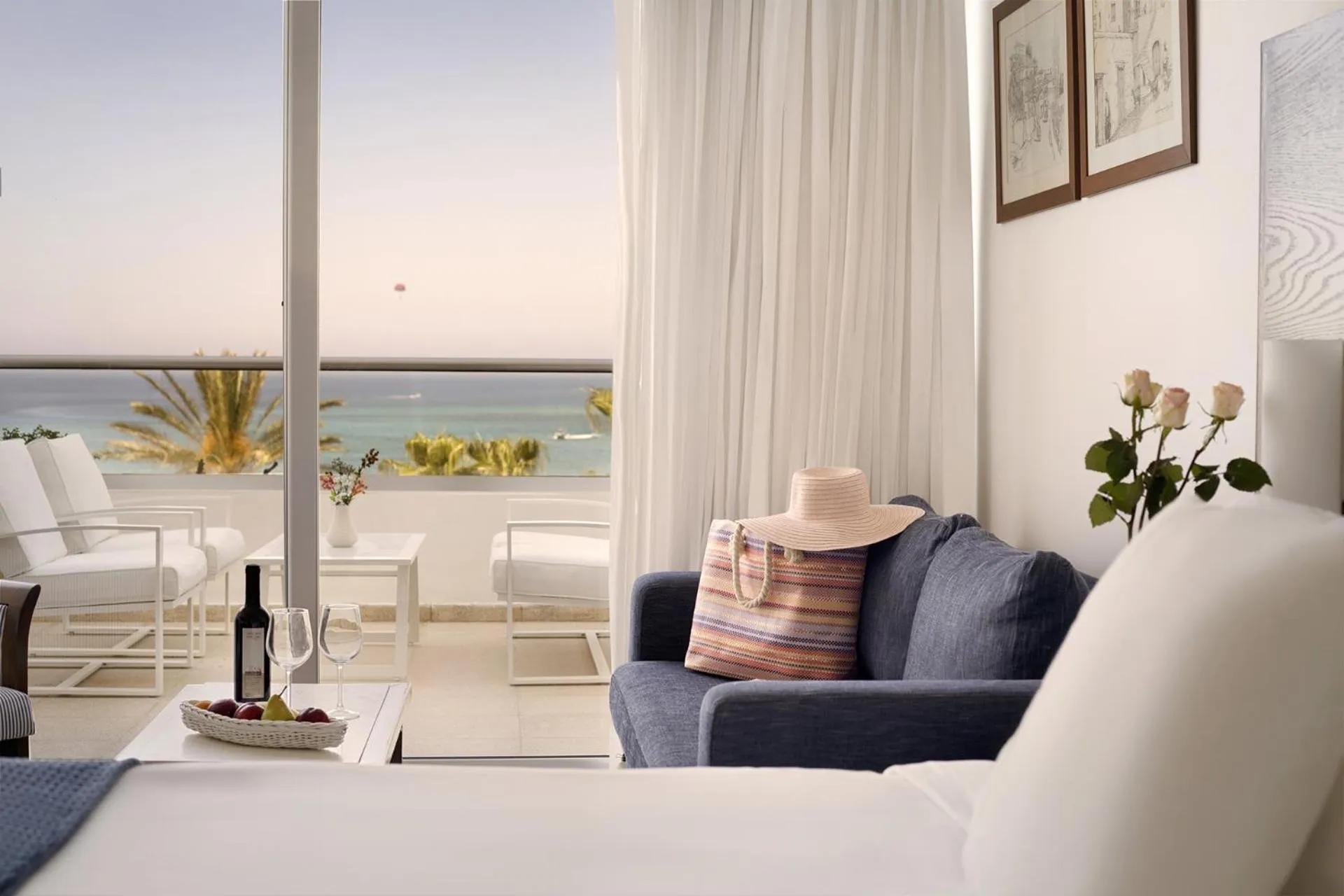 Seating area in Grecian Sands Hotel