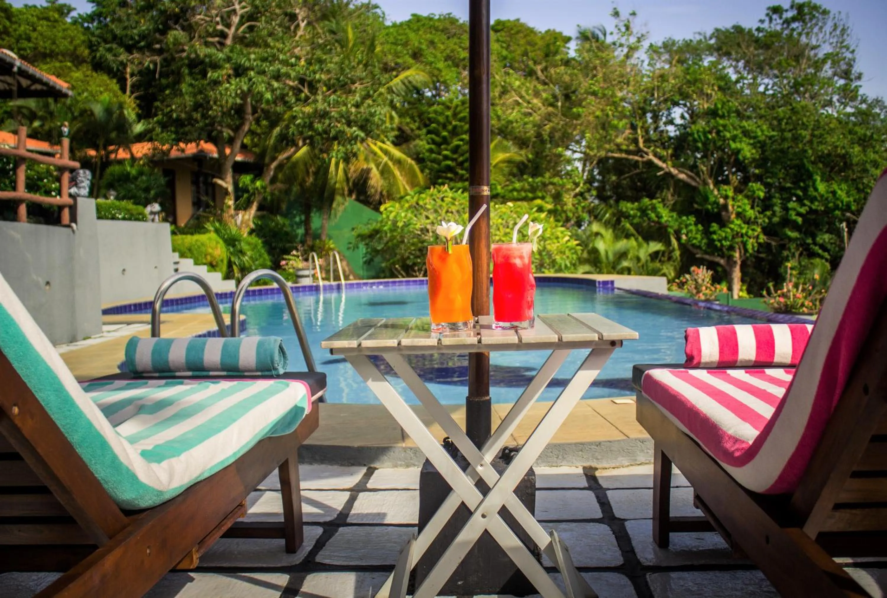 Pool view in Hotel Panorama