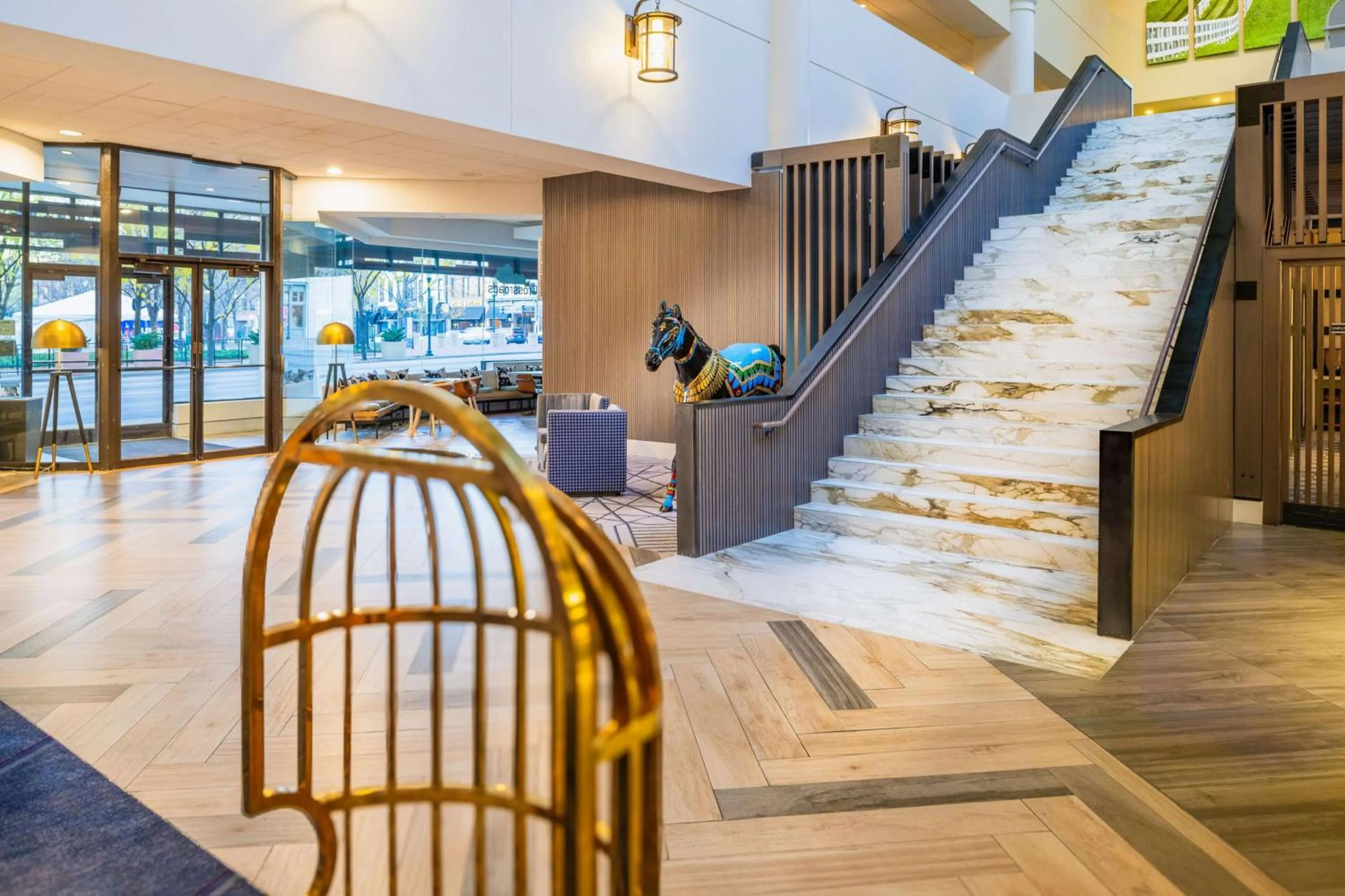 Lobby or reception in Hilton Lexington Downtown