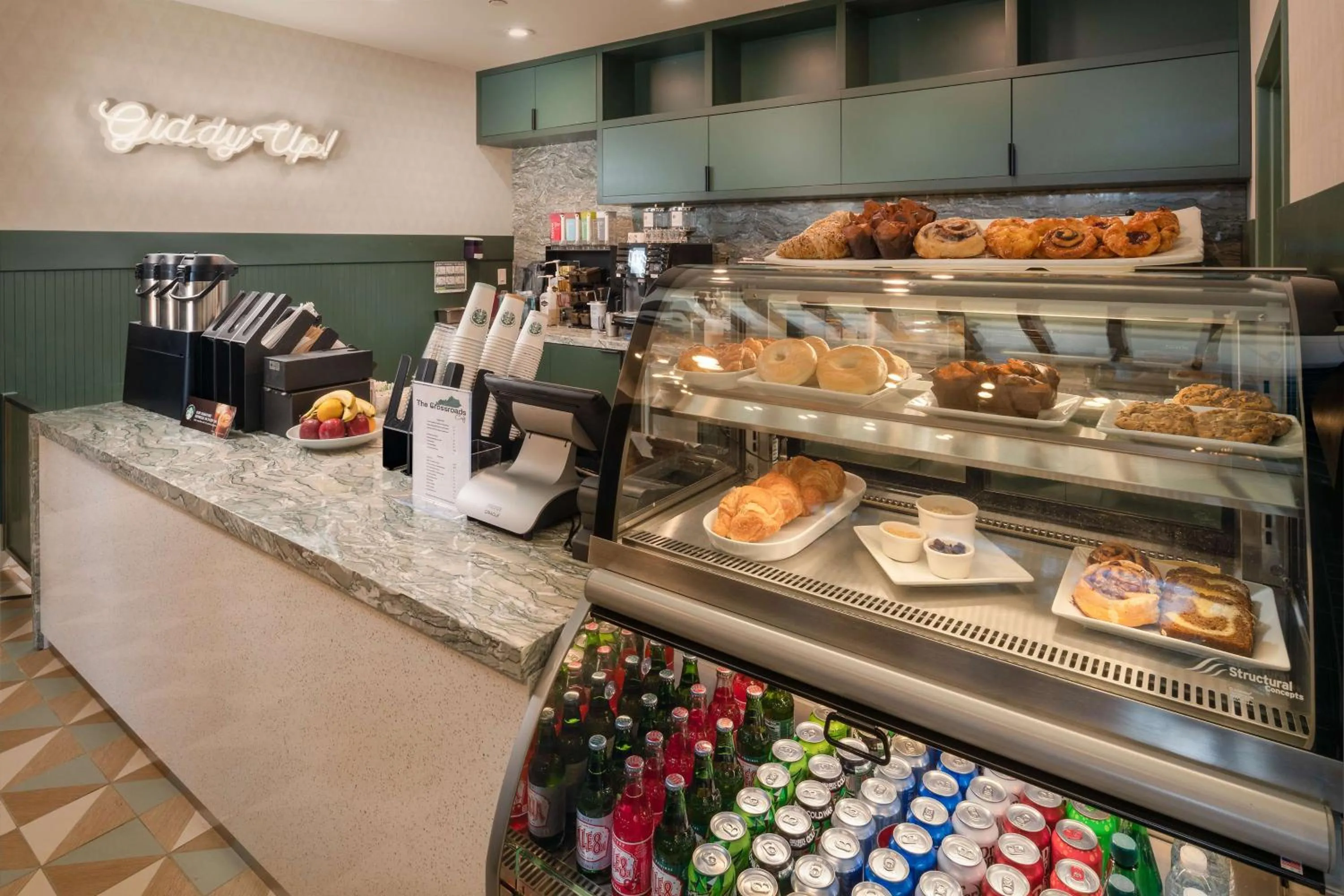 Dining area in Hilton Lexington Downtown
