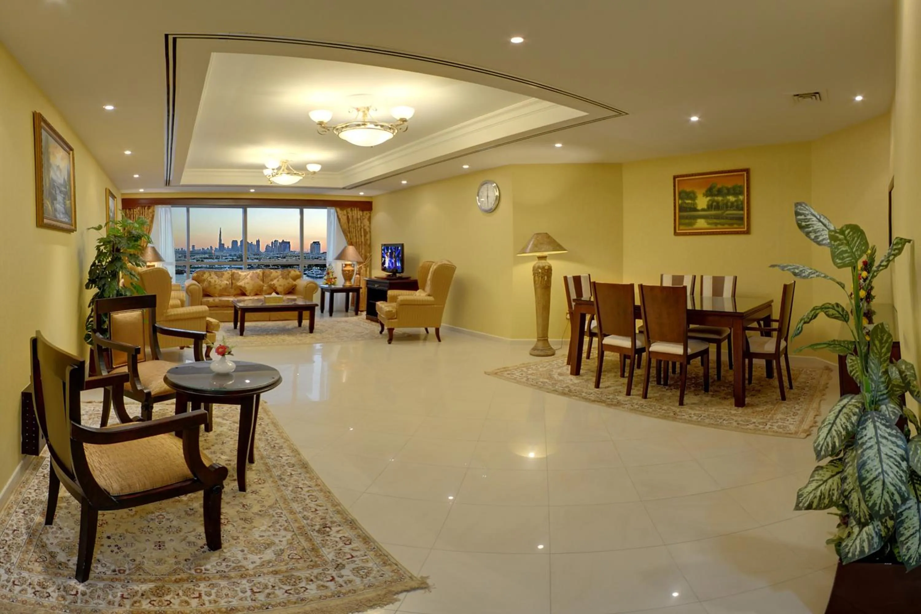 Living room in Deira Suites Deluxe Hotel Suites