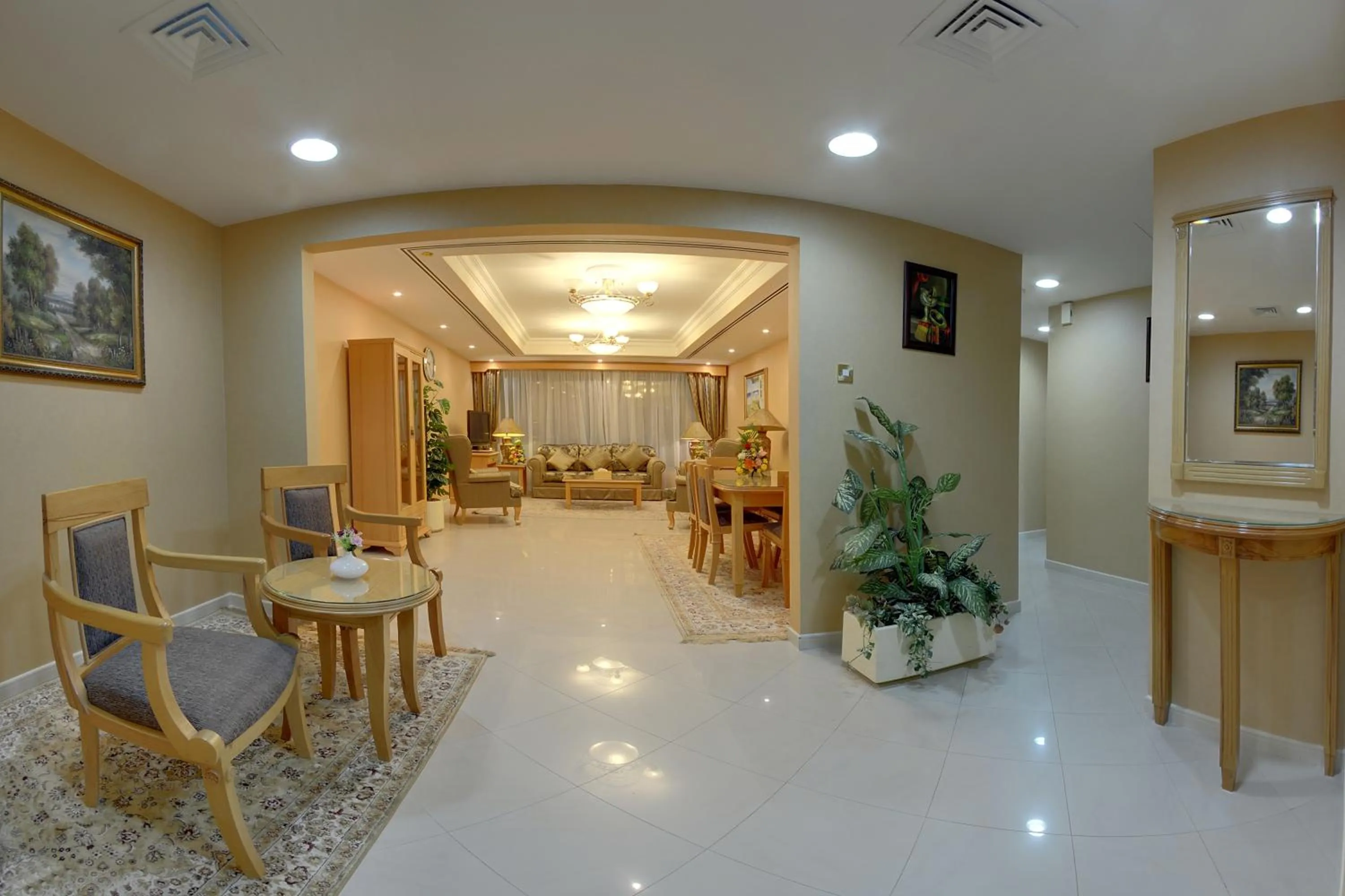 Living room in Deira Suites Deluxe Hotel Suites