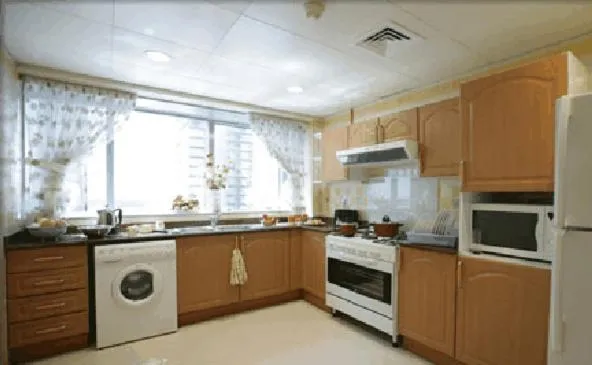 Kitchen or kitchenette in Deira Suites Deluxe Hotel Suites