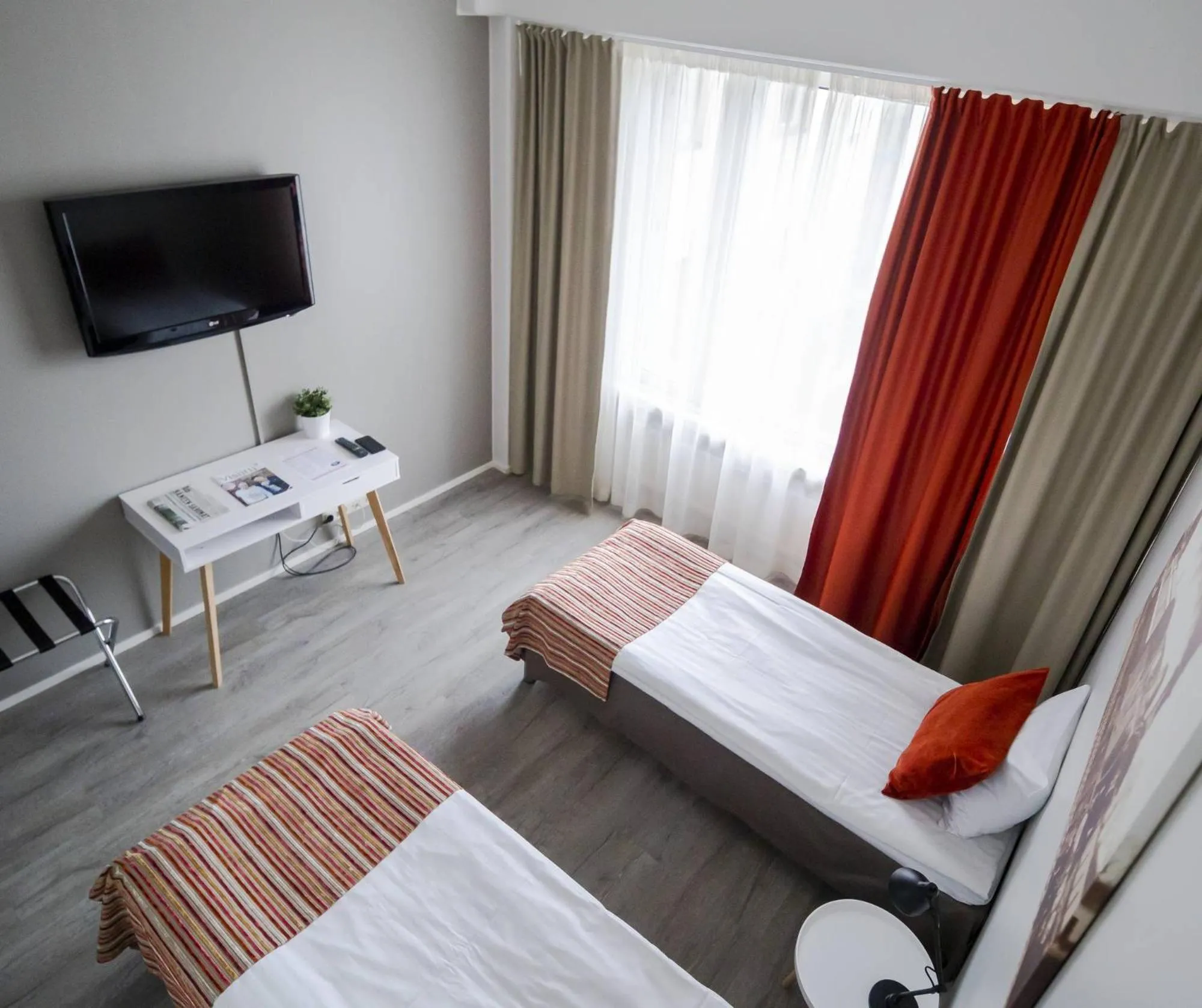 Photo of the whole room, Bed in Hotel Seurahuone Riihimäki